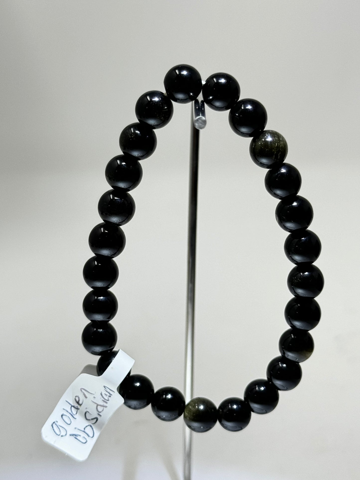 8mm Natural Crystal Beaded Bracelets