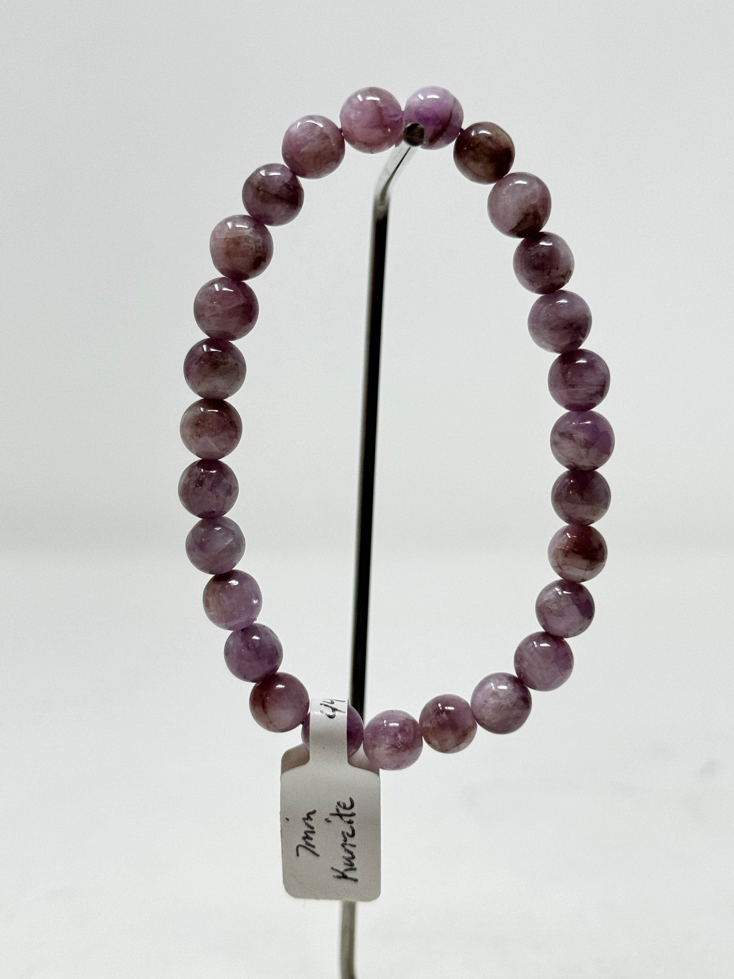 7mm Natural Crystal Beaded Bracelets