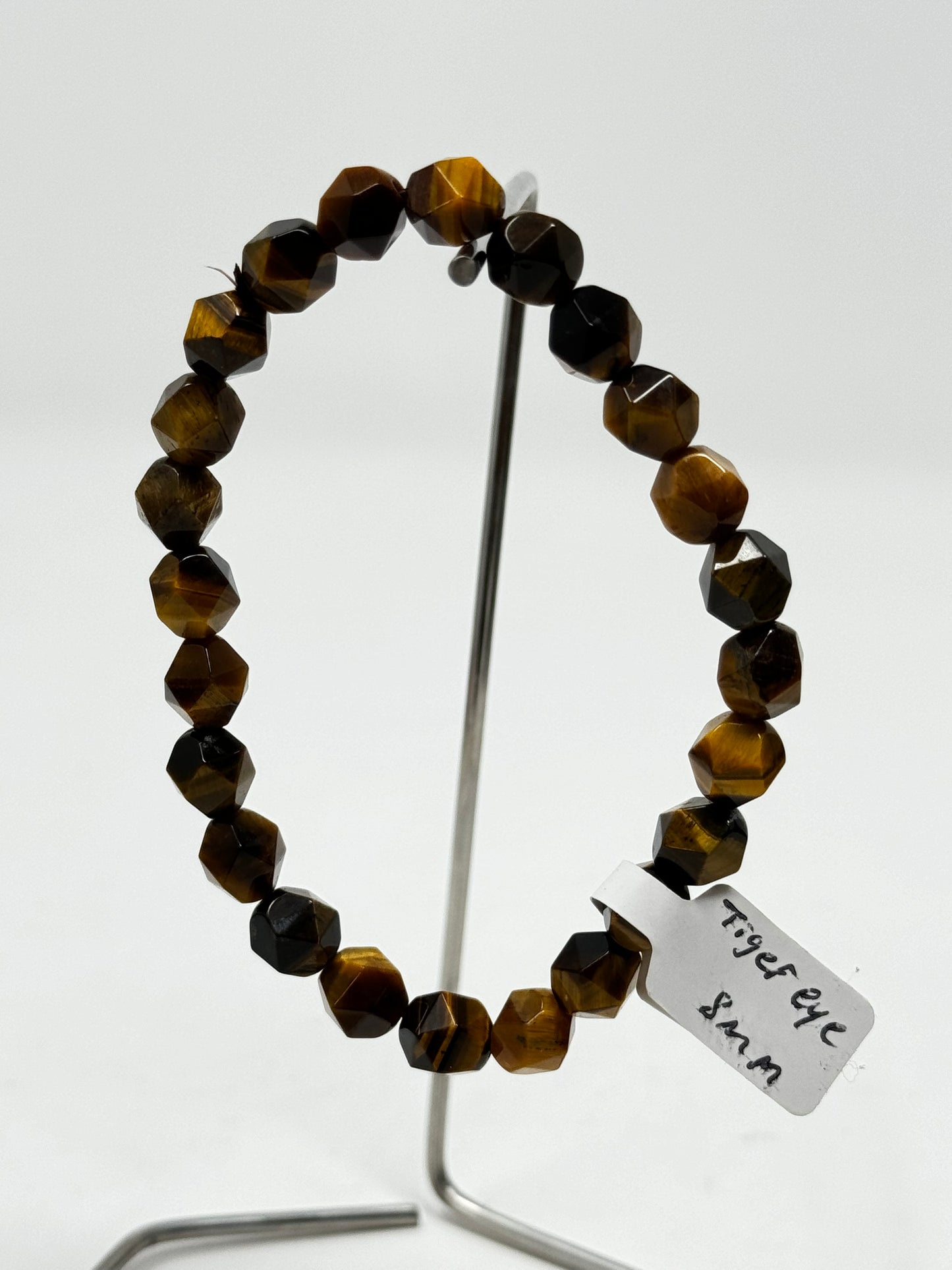 8mm Natural Crystal Beaded Bracelets