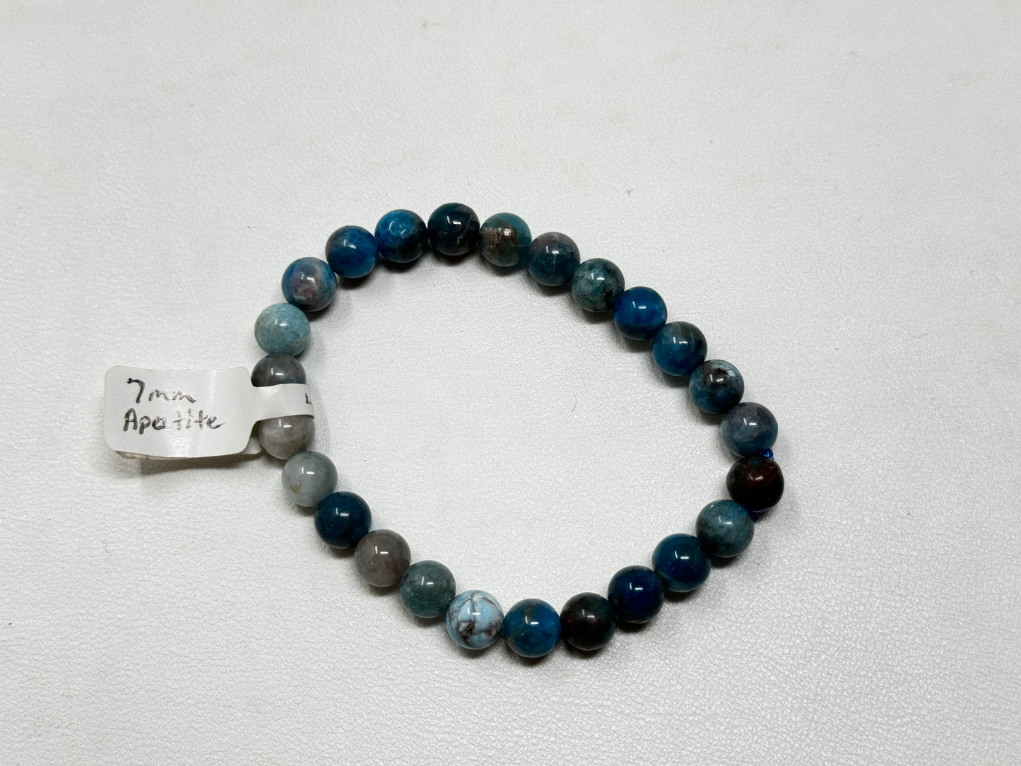7mm Natural Crystal Beaded Bracelets