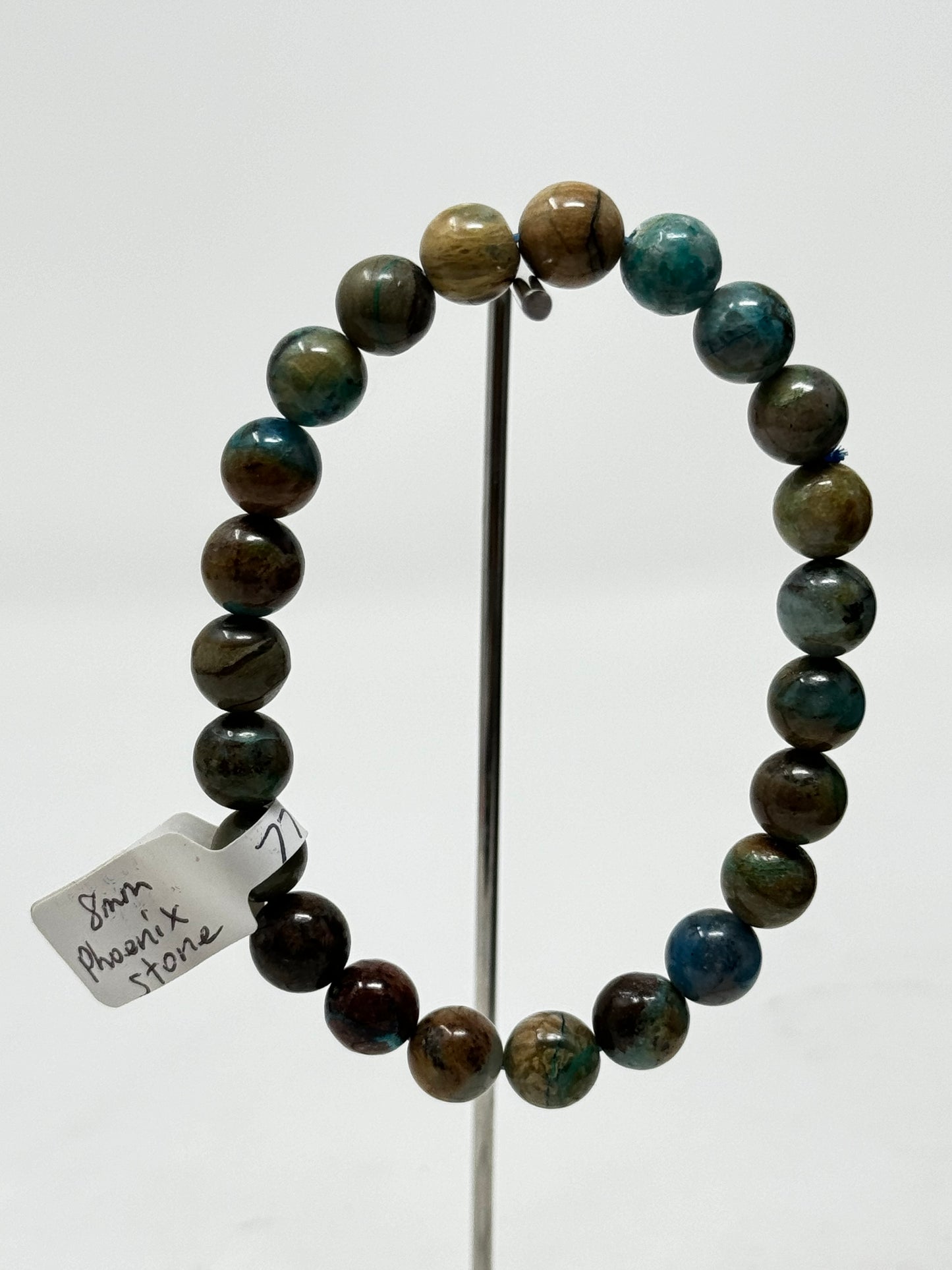 8mm Natural Crystal Beaded Bracelets