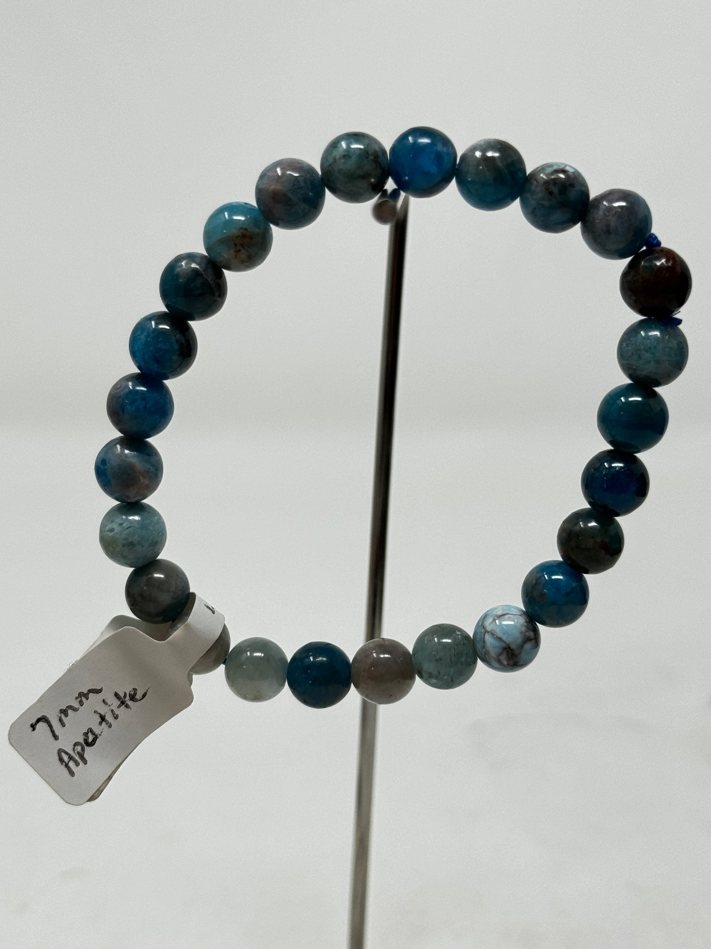 7mm Natural Crystal Beaded Bracelets