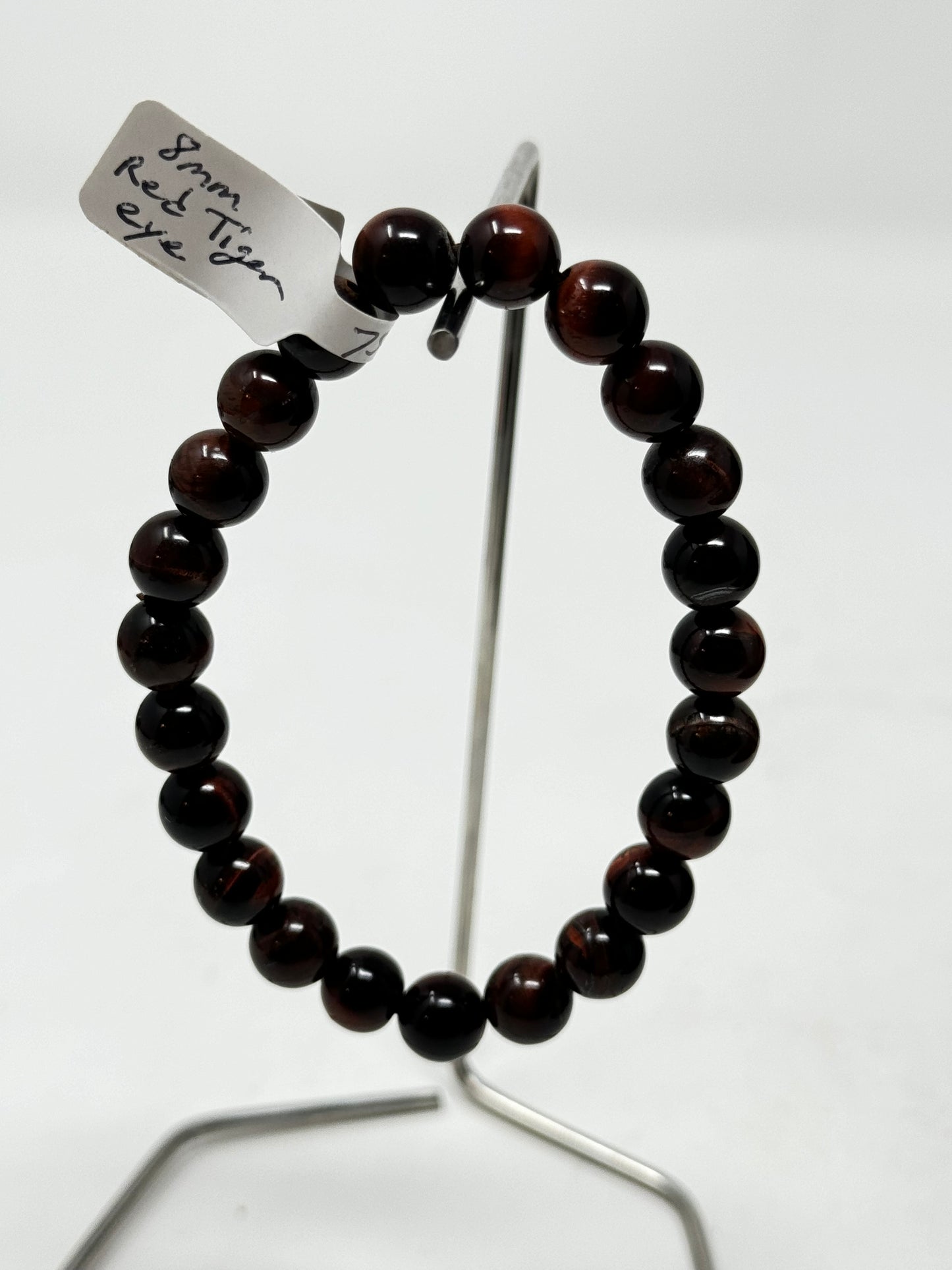 8mm Natural Crystal Beaded Bracelets