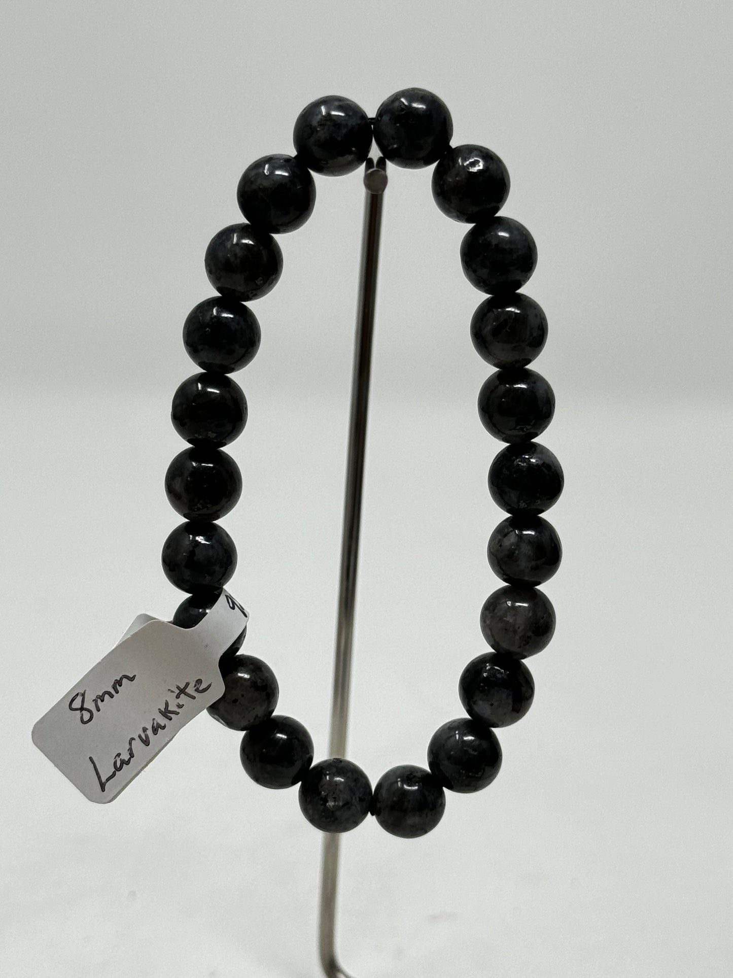 8mm Natural Crystal Beaded Bracelets