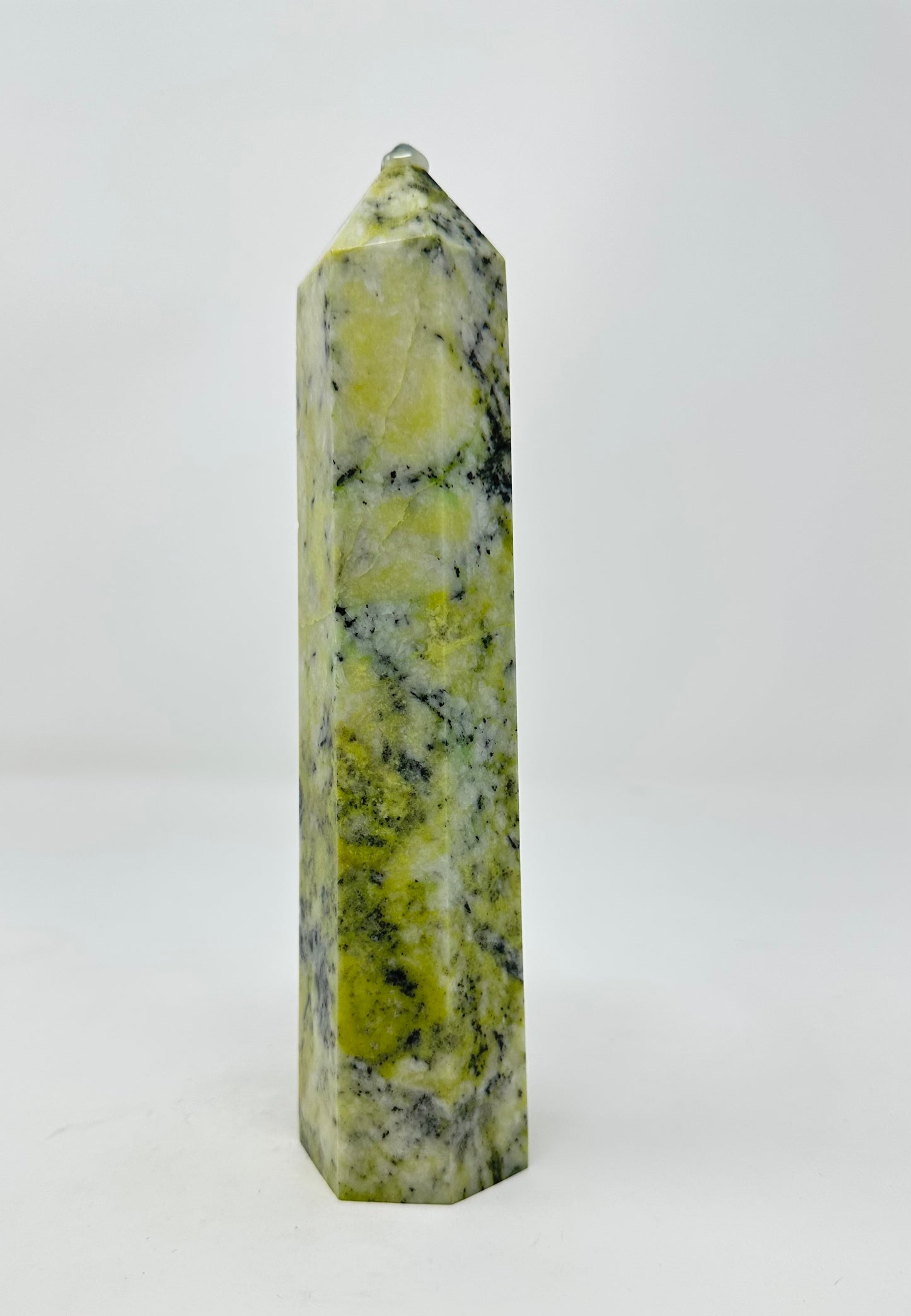 Yellow Green Turquoise Jasper Tower