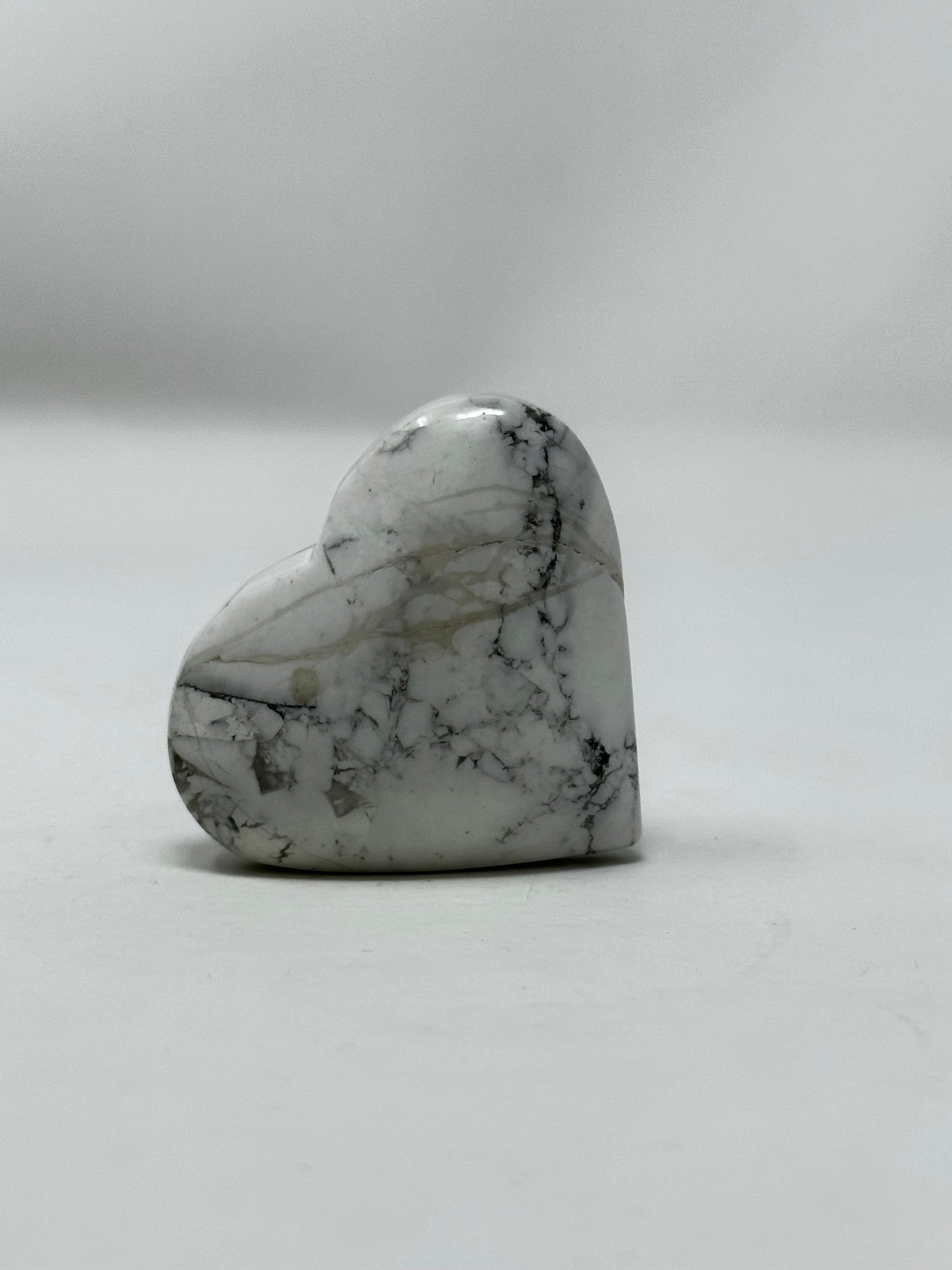 Howlite Heart