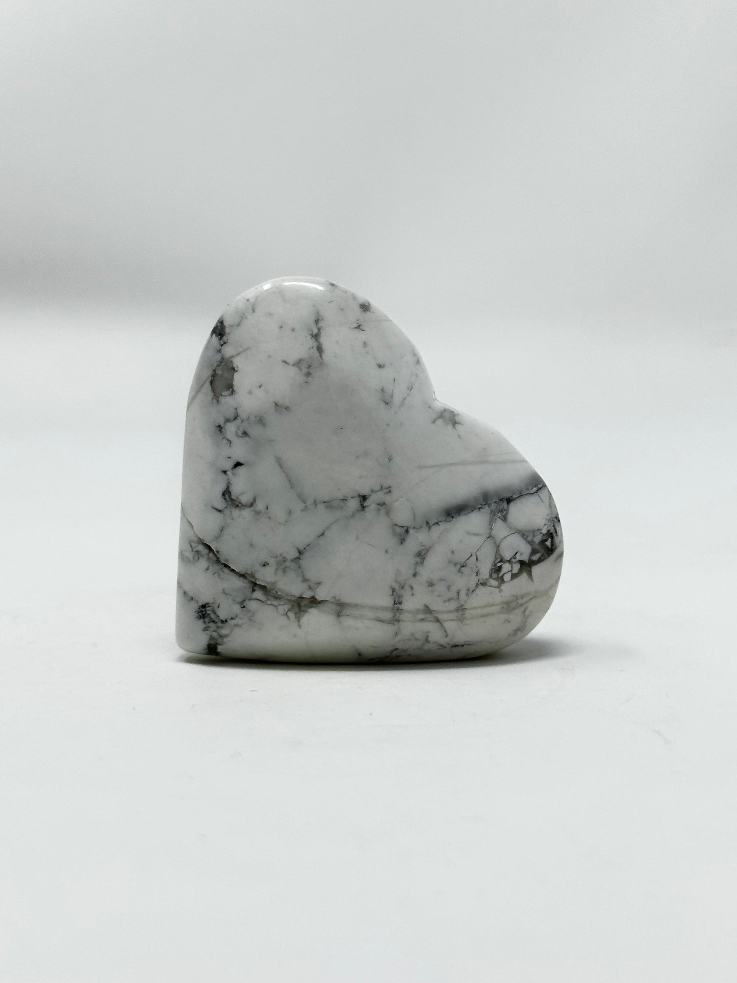 Howlite Heart