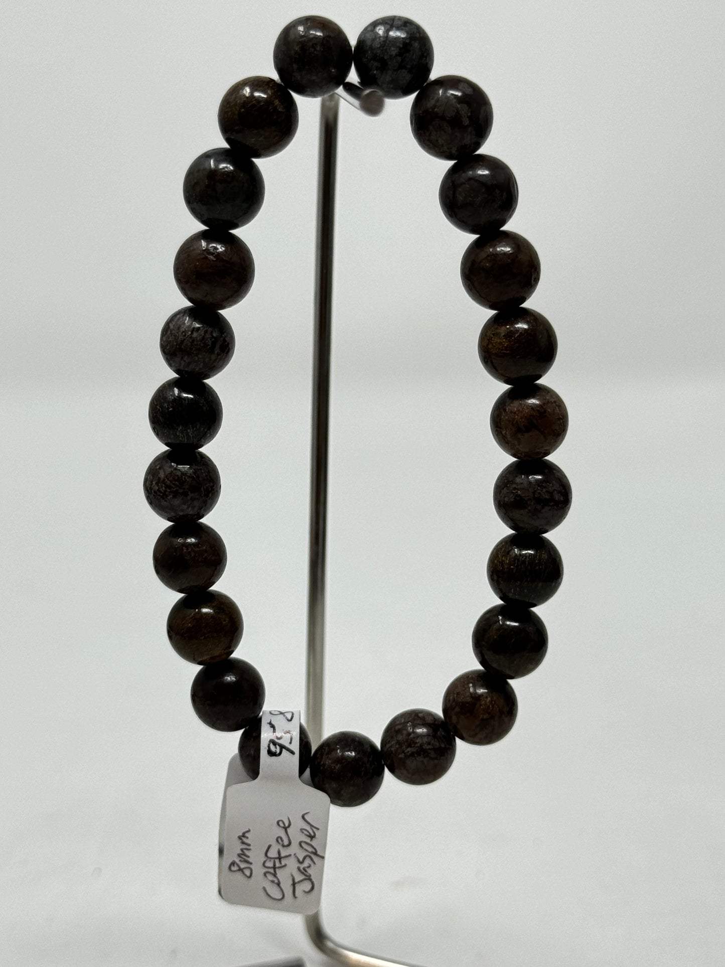 8mm Natural Crystal Beaded Bracelets