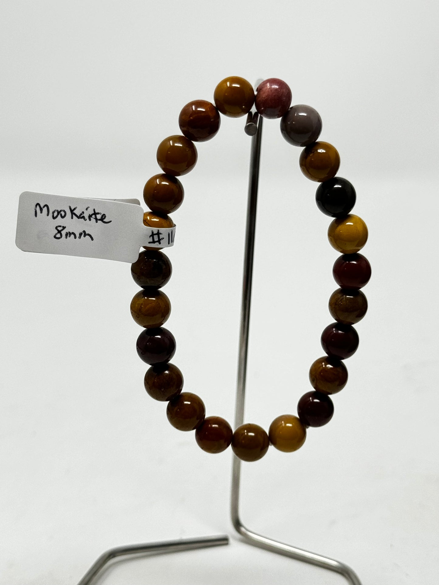 8mm Natural Crystal Beaded Braclets