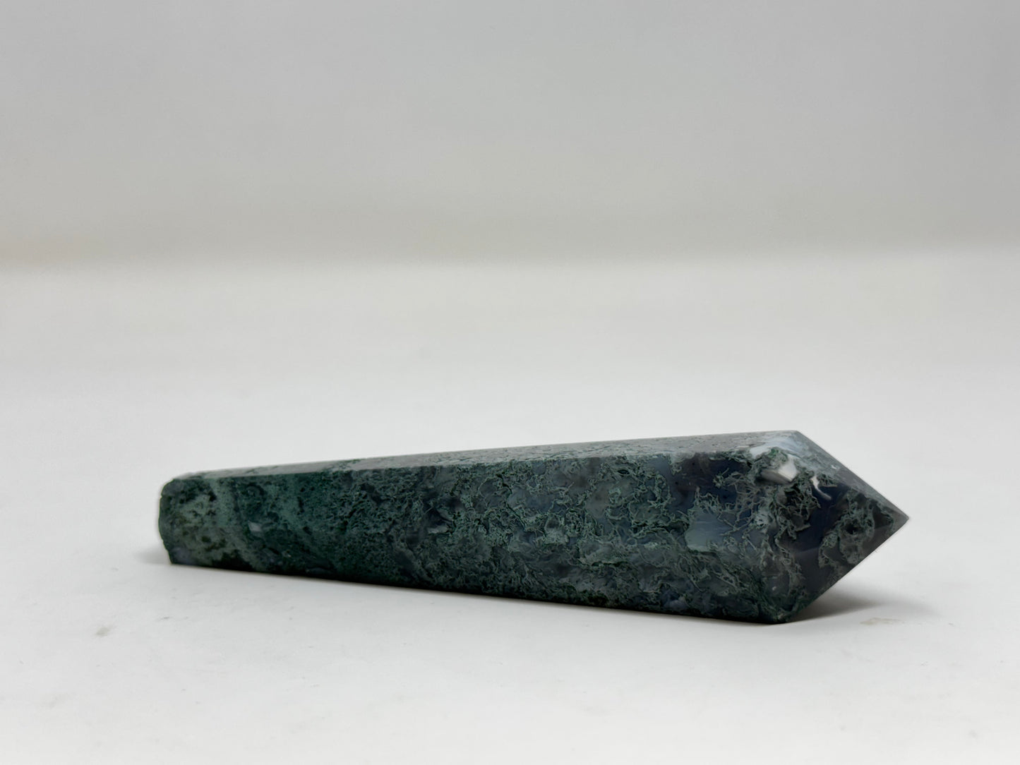 Moss Agate Wand