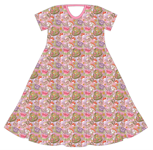 Twirl Dress- Enchanted Cups
