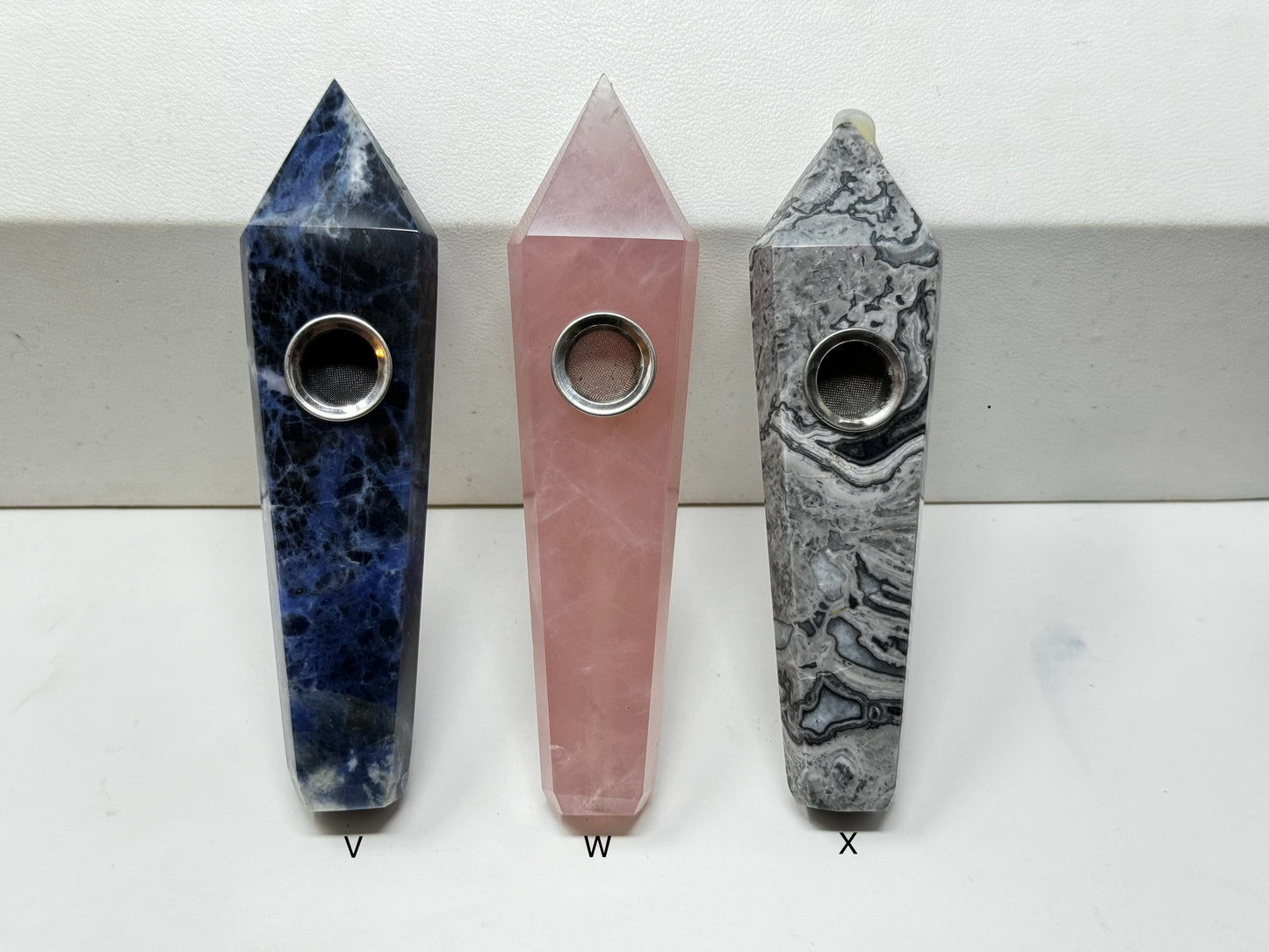 Natural Crystal Pipes