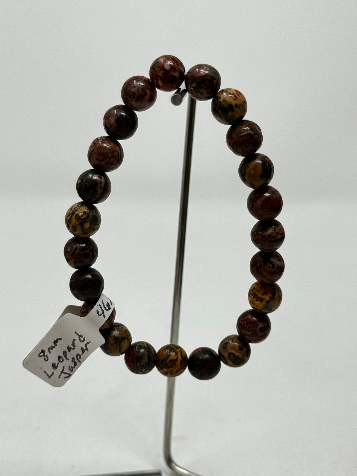 8mm Natural Crystal Beaded Bracelets
