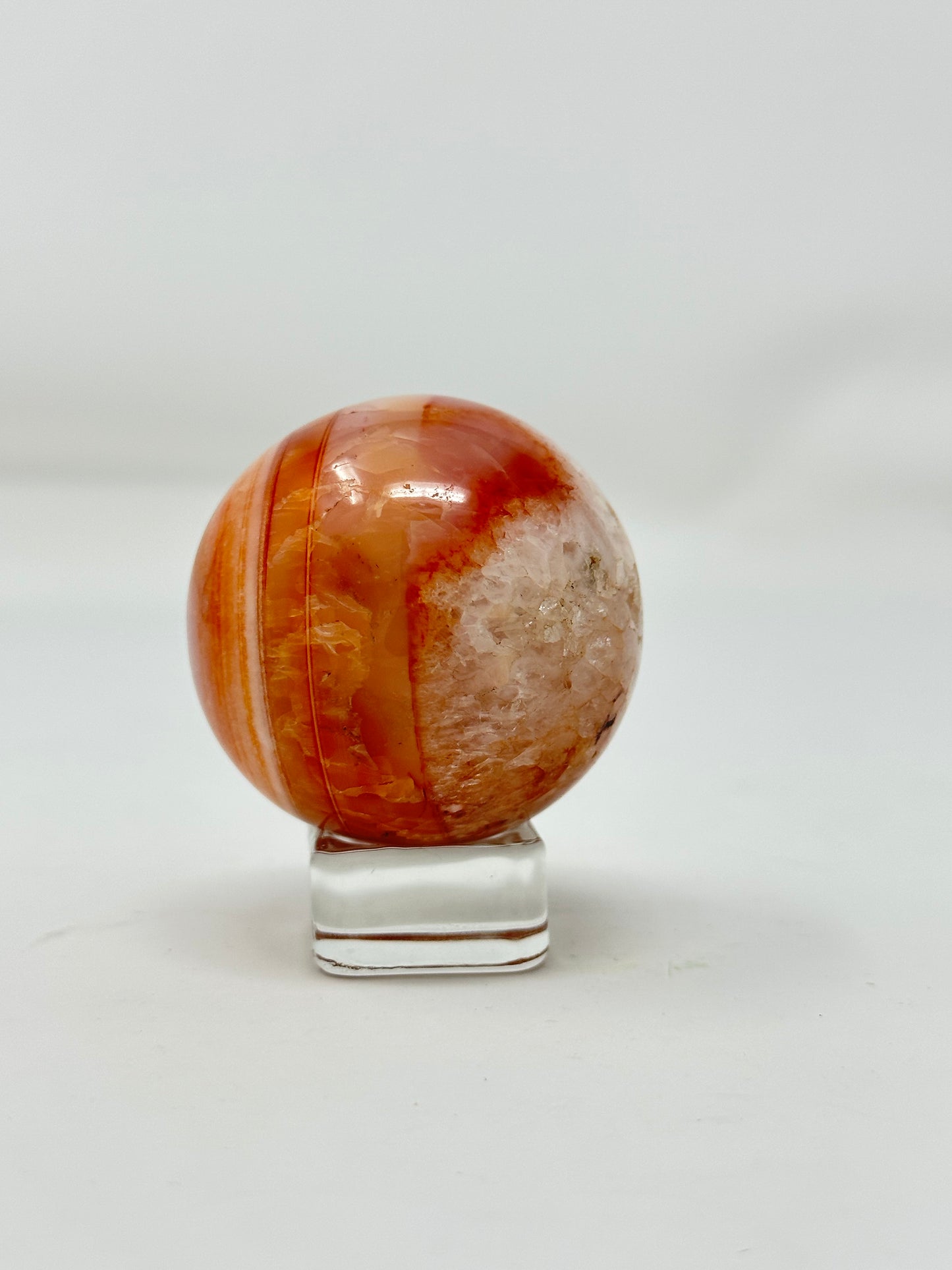 Carnelian Agate Sphere