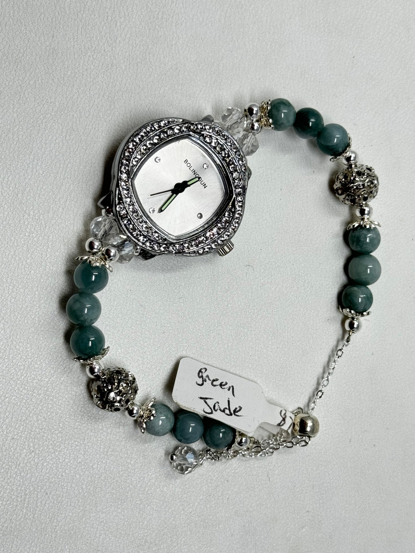 Watches W/ Natural Beaded Crystals