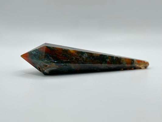 Red Moss Agate Wand