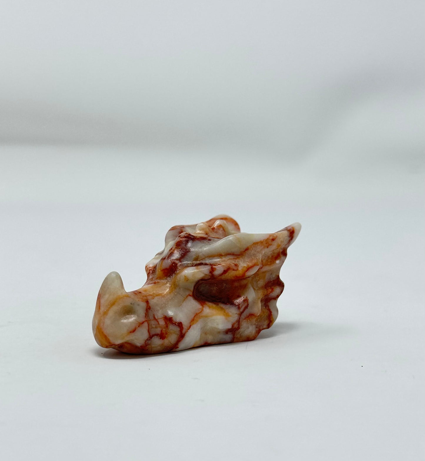 Red Vein Jasper Dragon Head