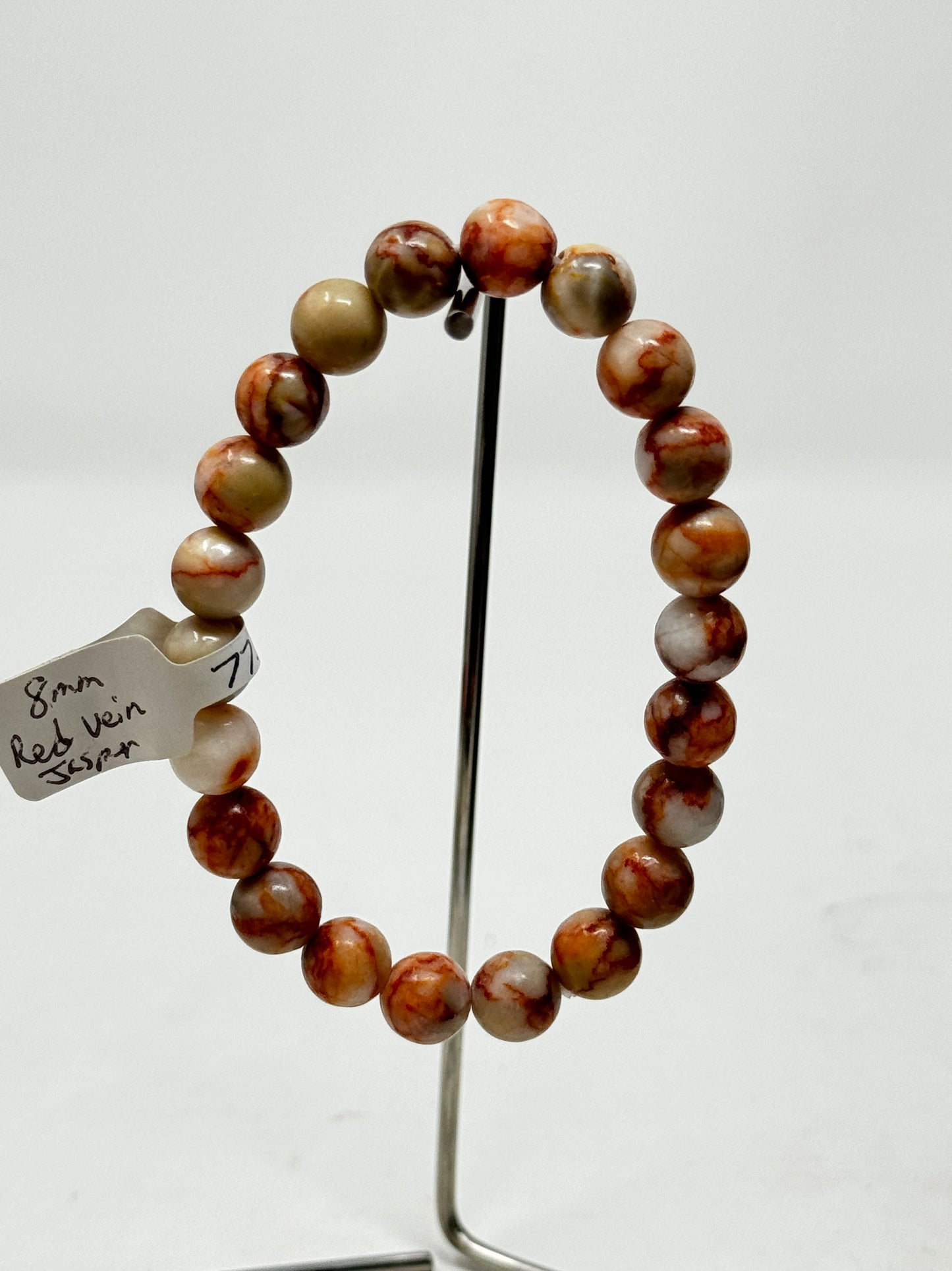 8mm Natural Crystal Beaded Braclets
