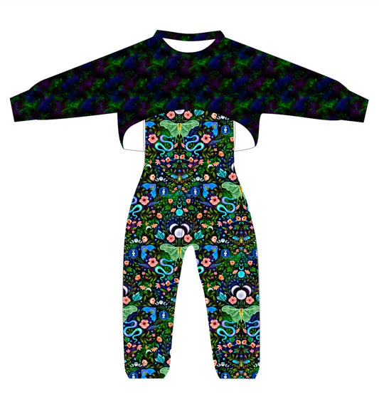 Celestial Bloom-Tank Romper w/ Cropped Sweater (not attached)