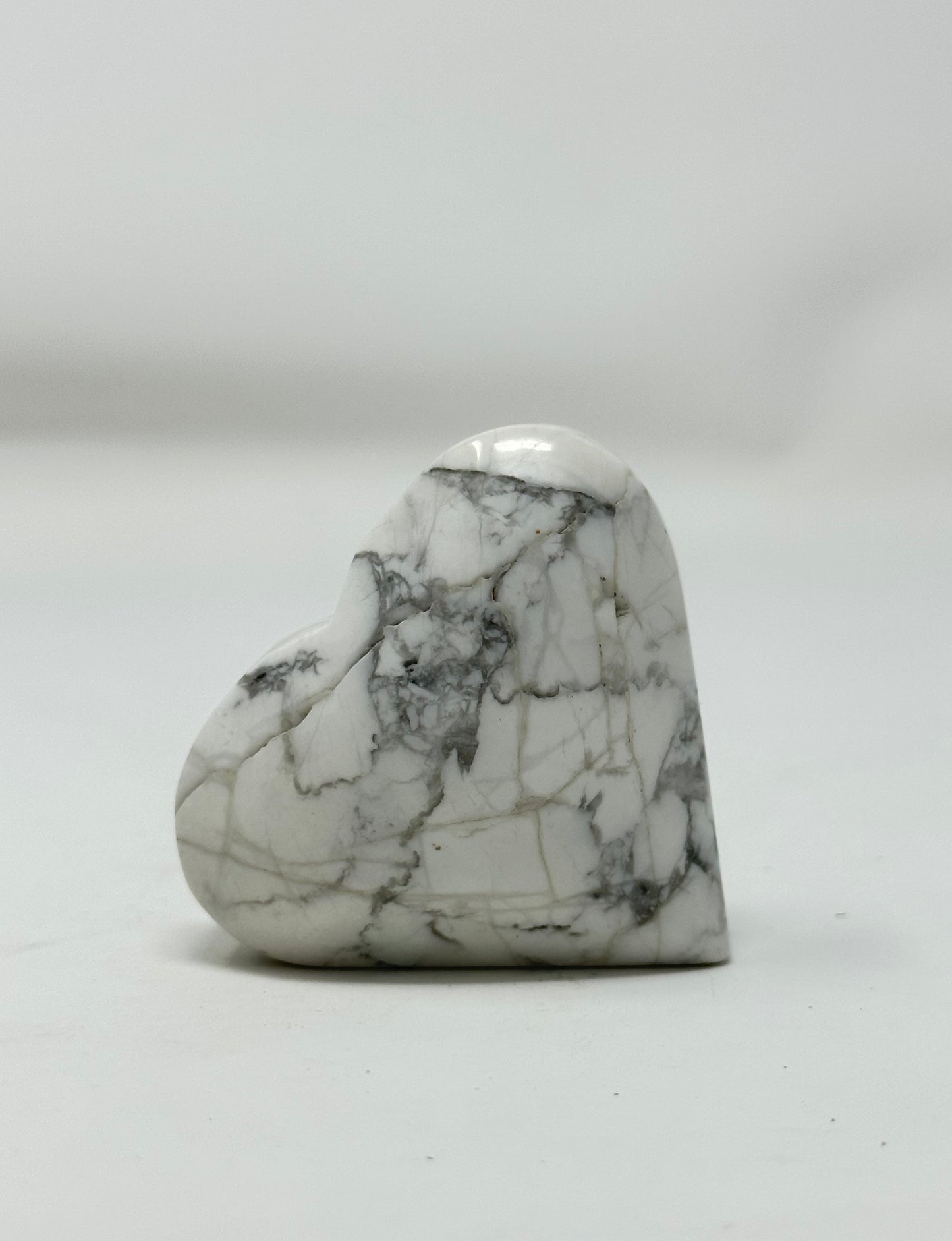 Howlite Heart