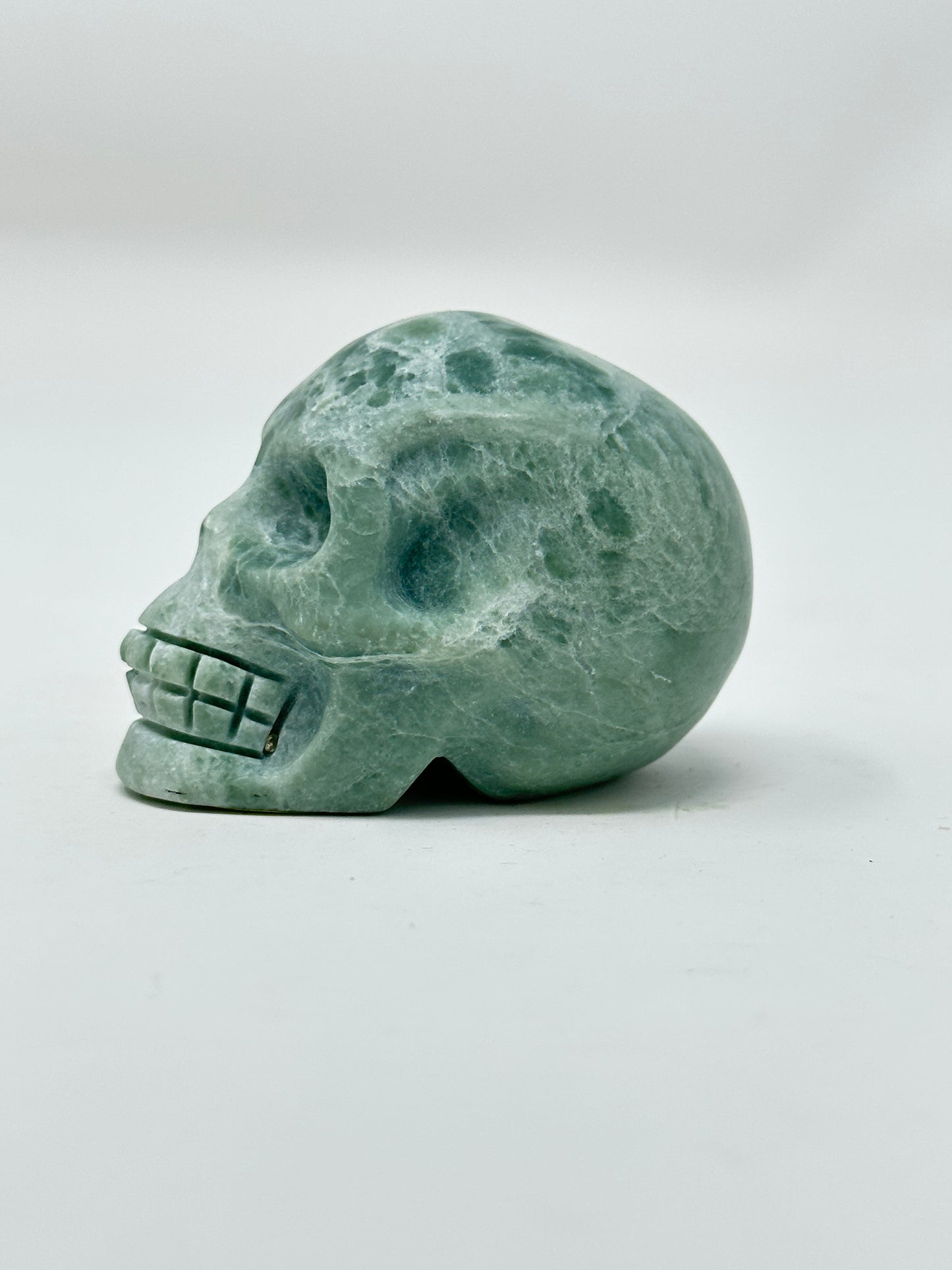 Green Jade Skull