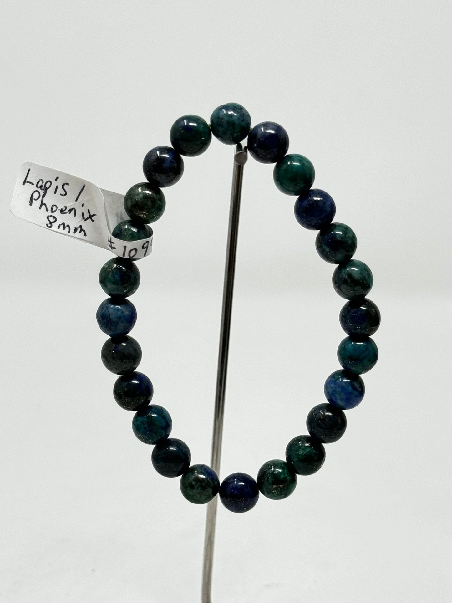 8mm Natural Crystal Beaded Bracelets