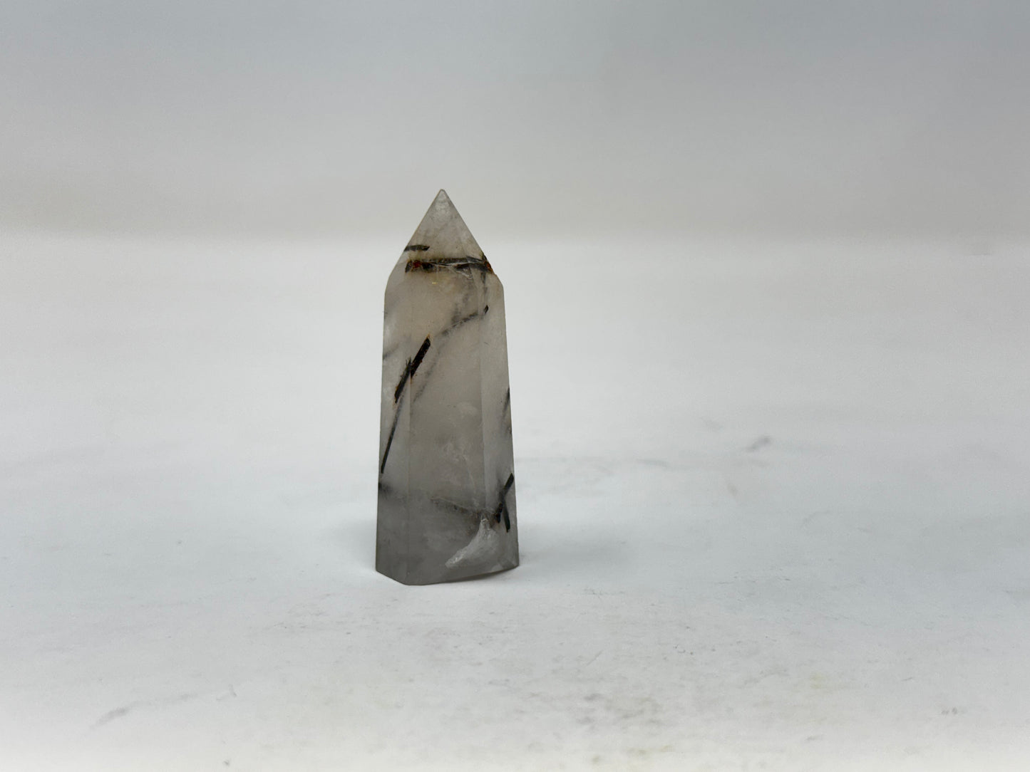 Clear Quartz w/ Tourmaline Tower