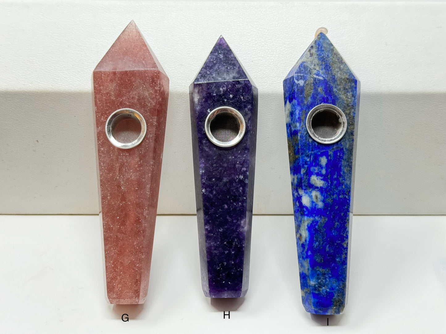 Natural Crystal Pipes