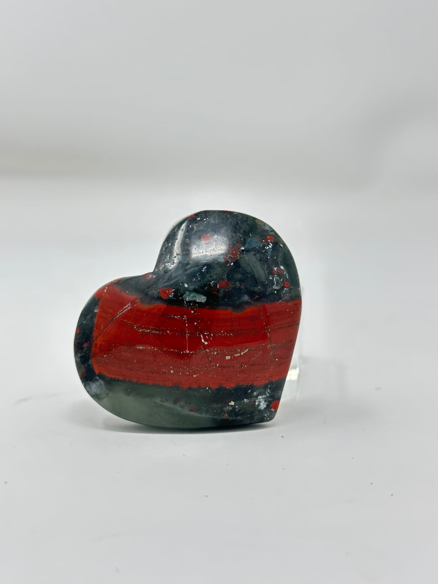 African Bloodstone Heart