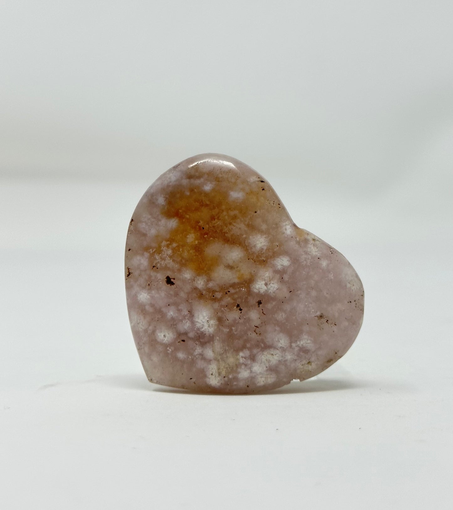 Flower Agate Heart