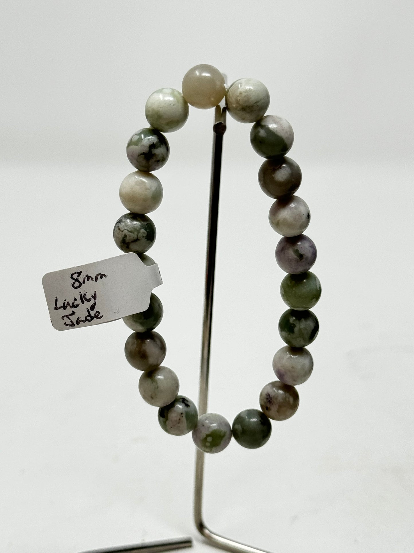 8mm Natural Crystal Beaded Braclets