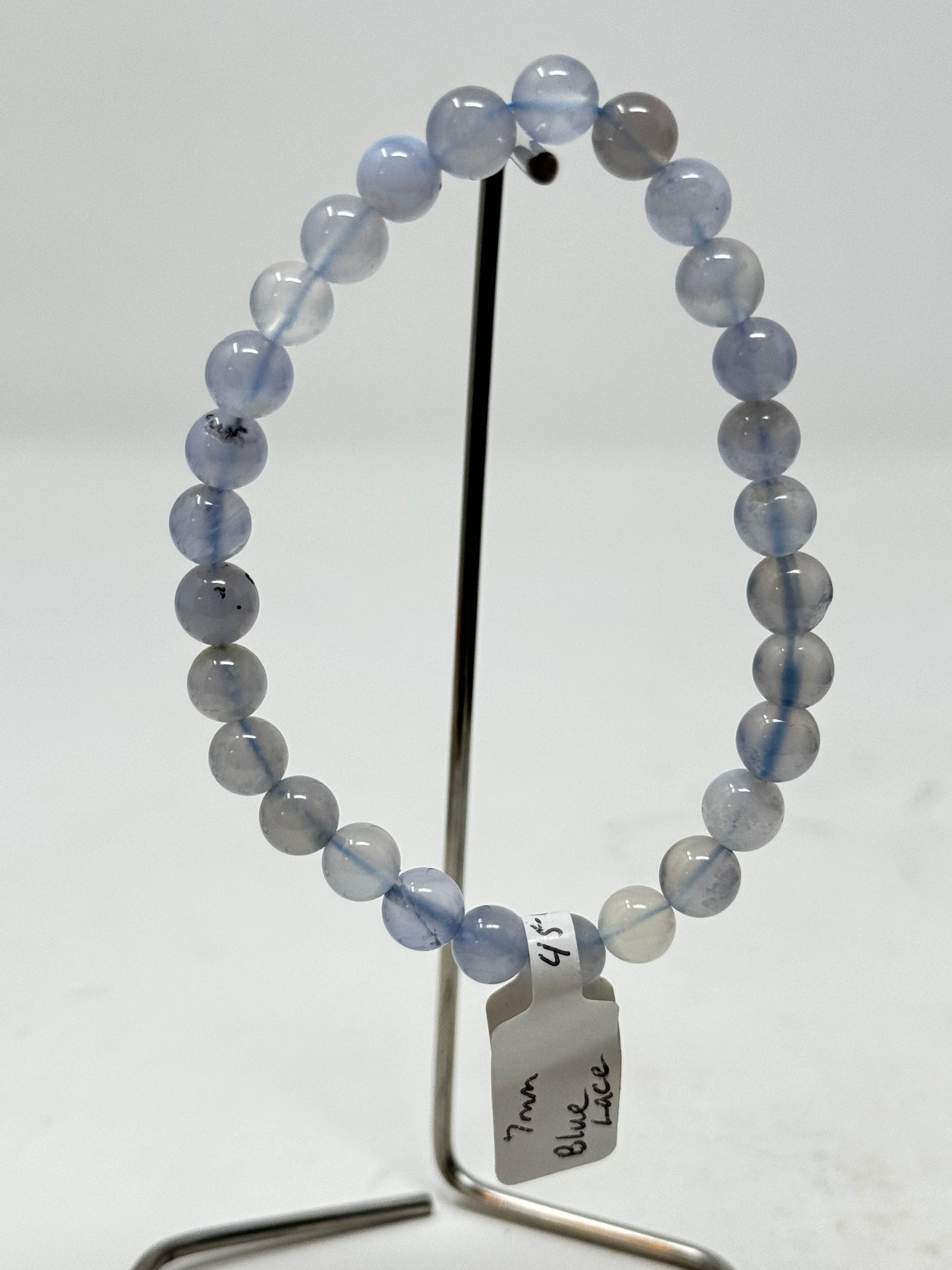 7mm Natural Crystal Beaded Bracelets
