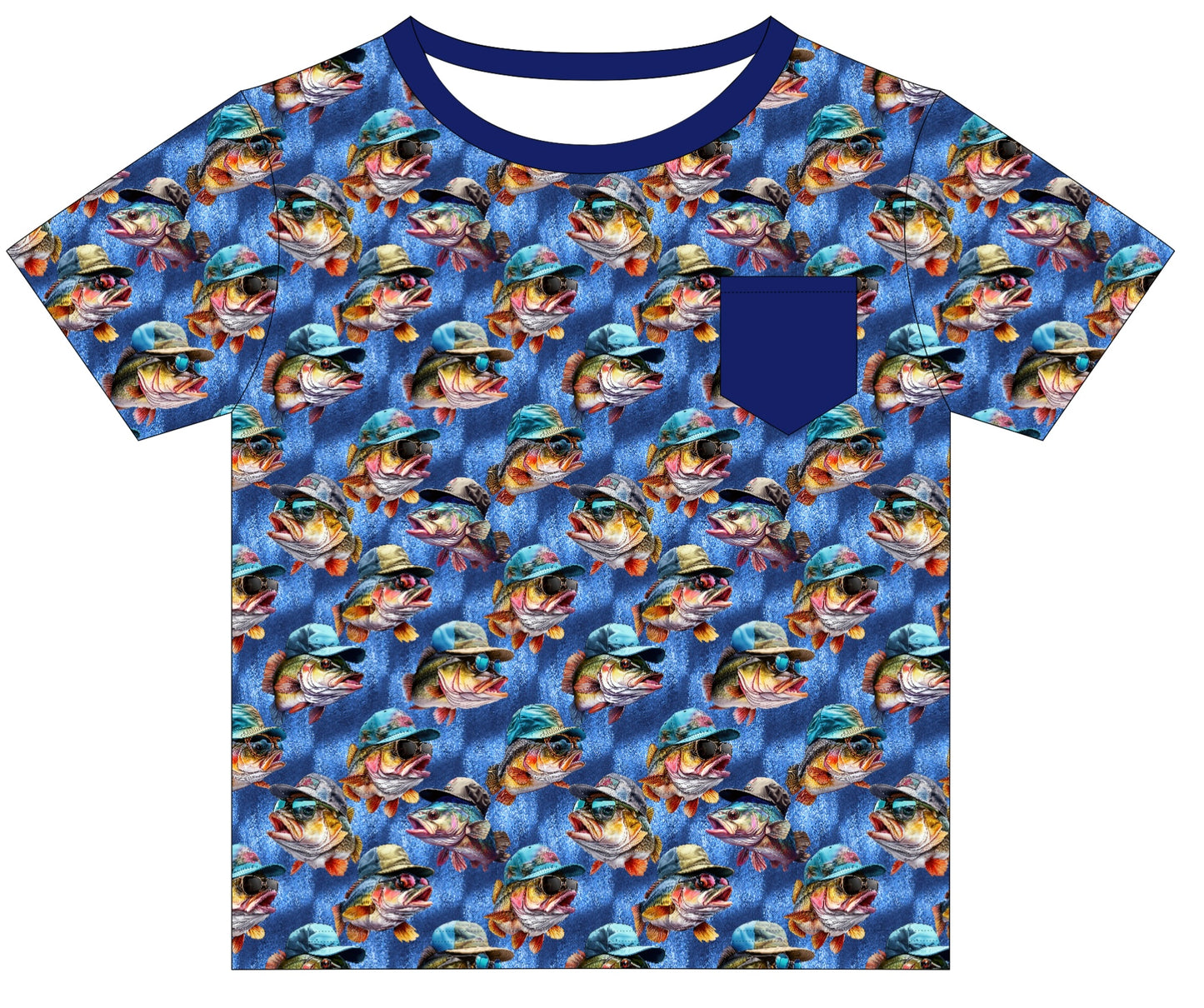 Pocket T-Shirt- Hat Trick & Tail Flick