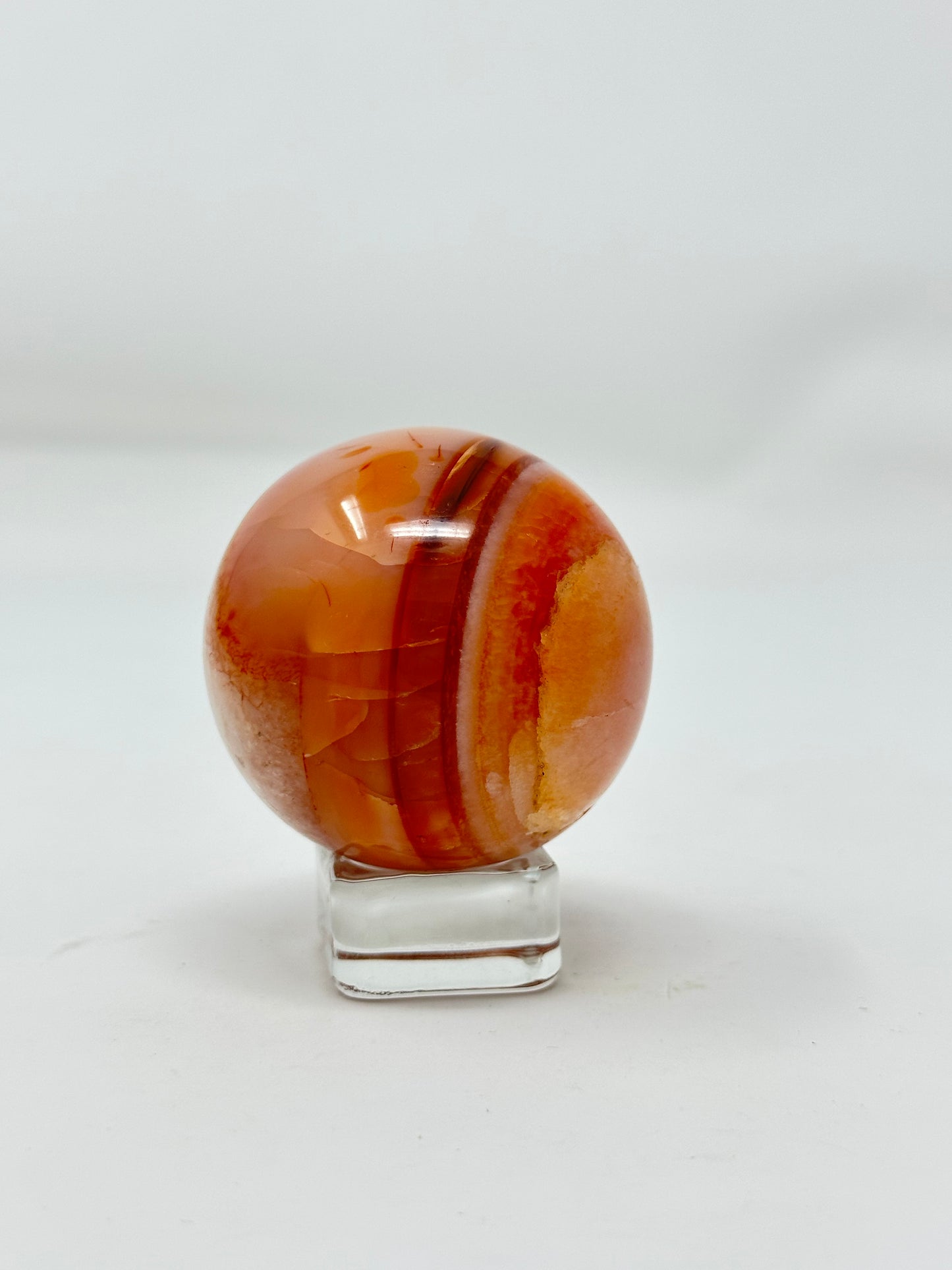 Carnelian Agate Sphere