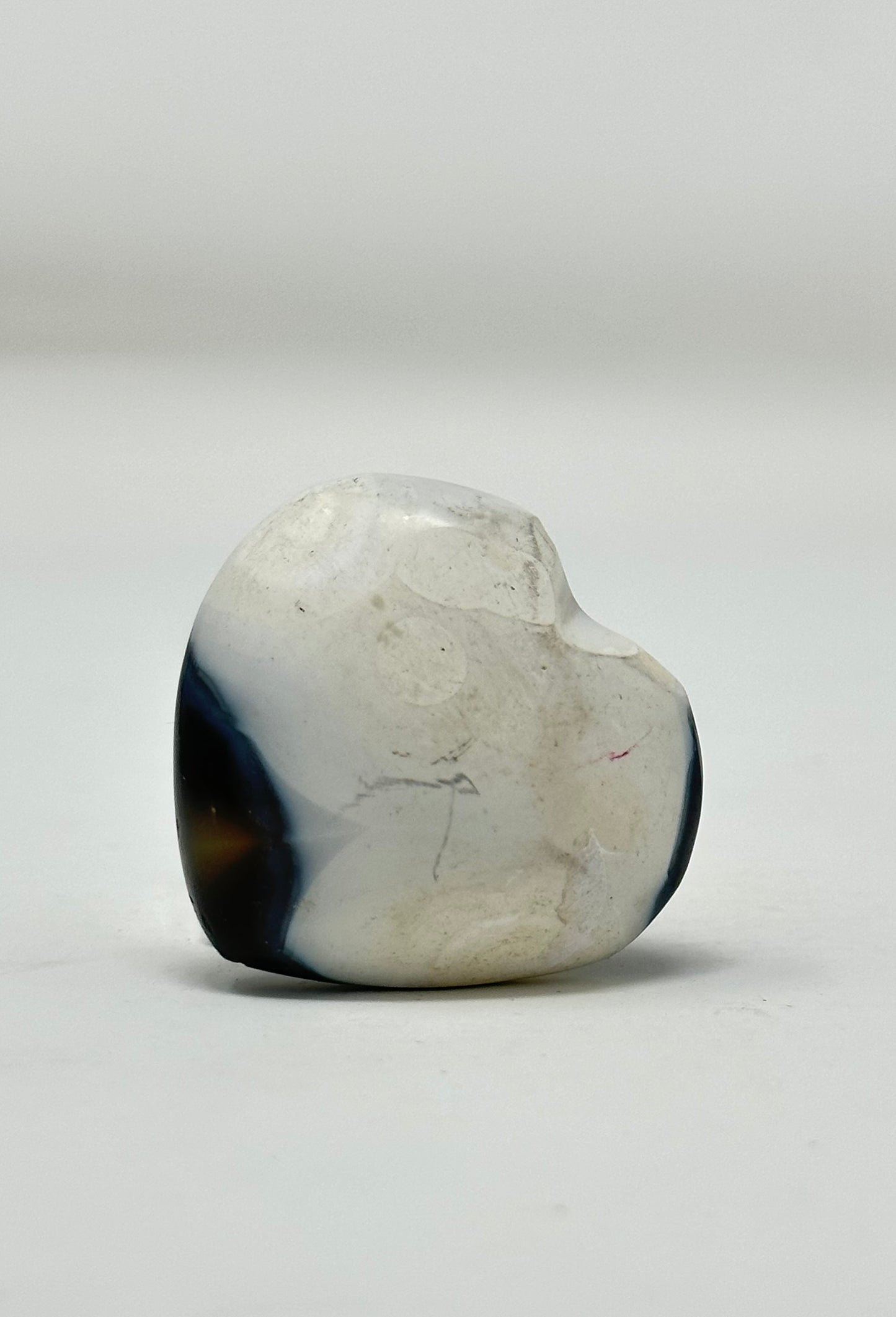 Orca Agate Heart