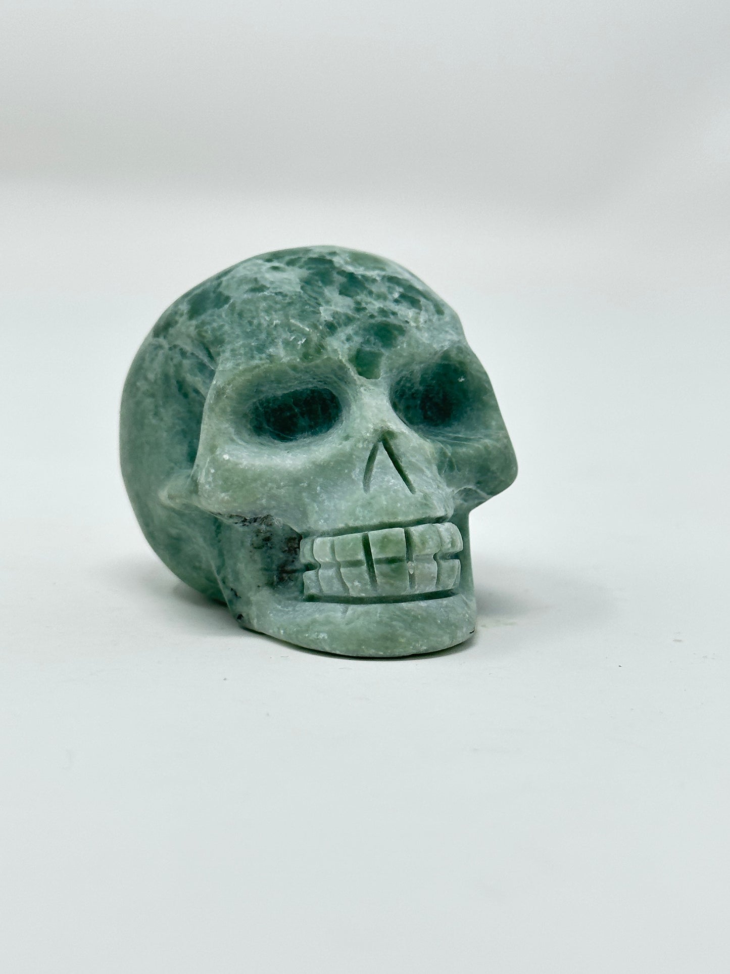 Green Jade Skull