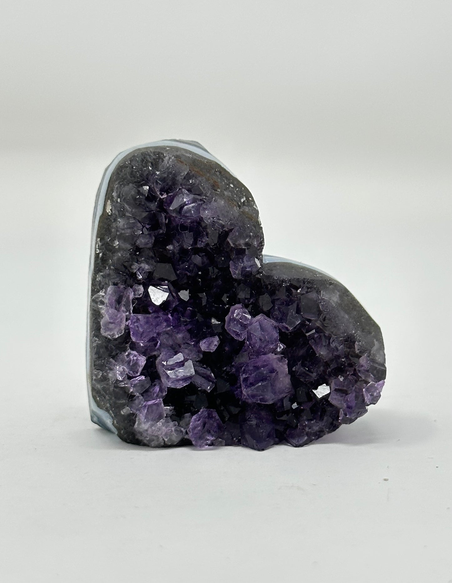 Amethyst Heart Cluster