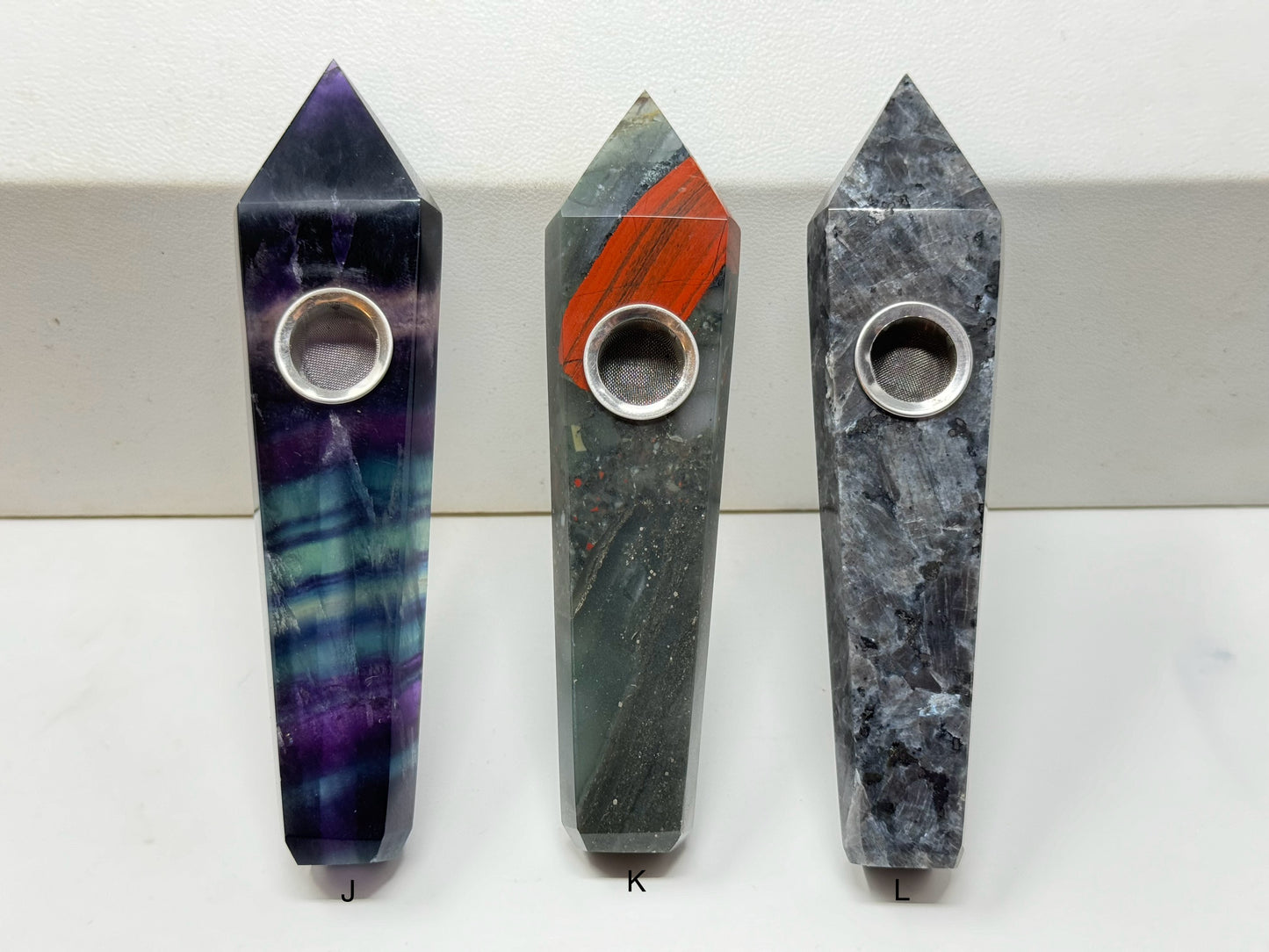 Natural Crystal Pipes