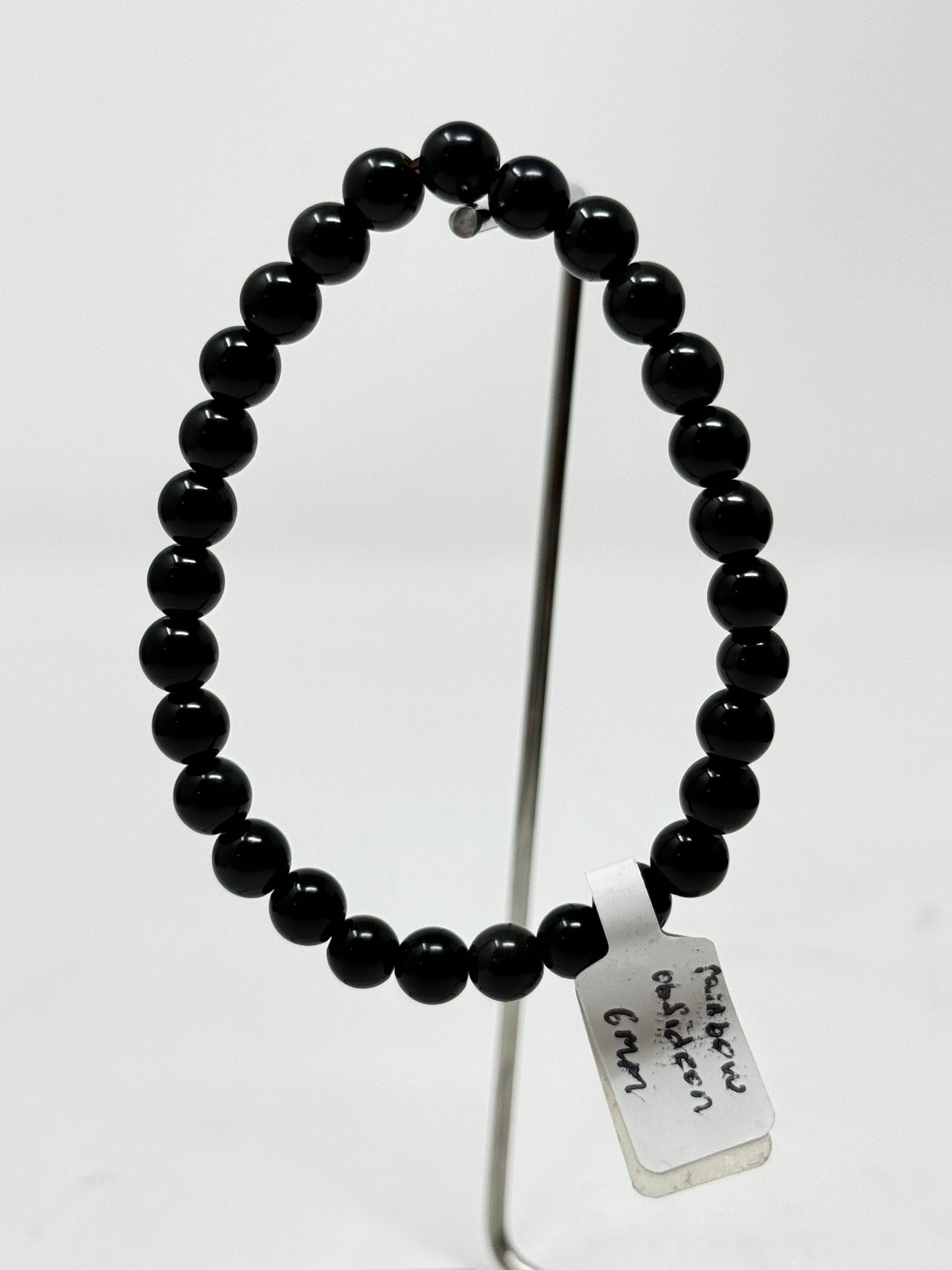 6mm Natural Crystal Beaded Bracelets
