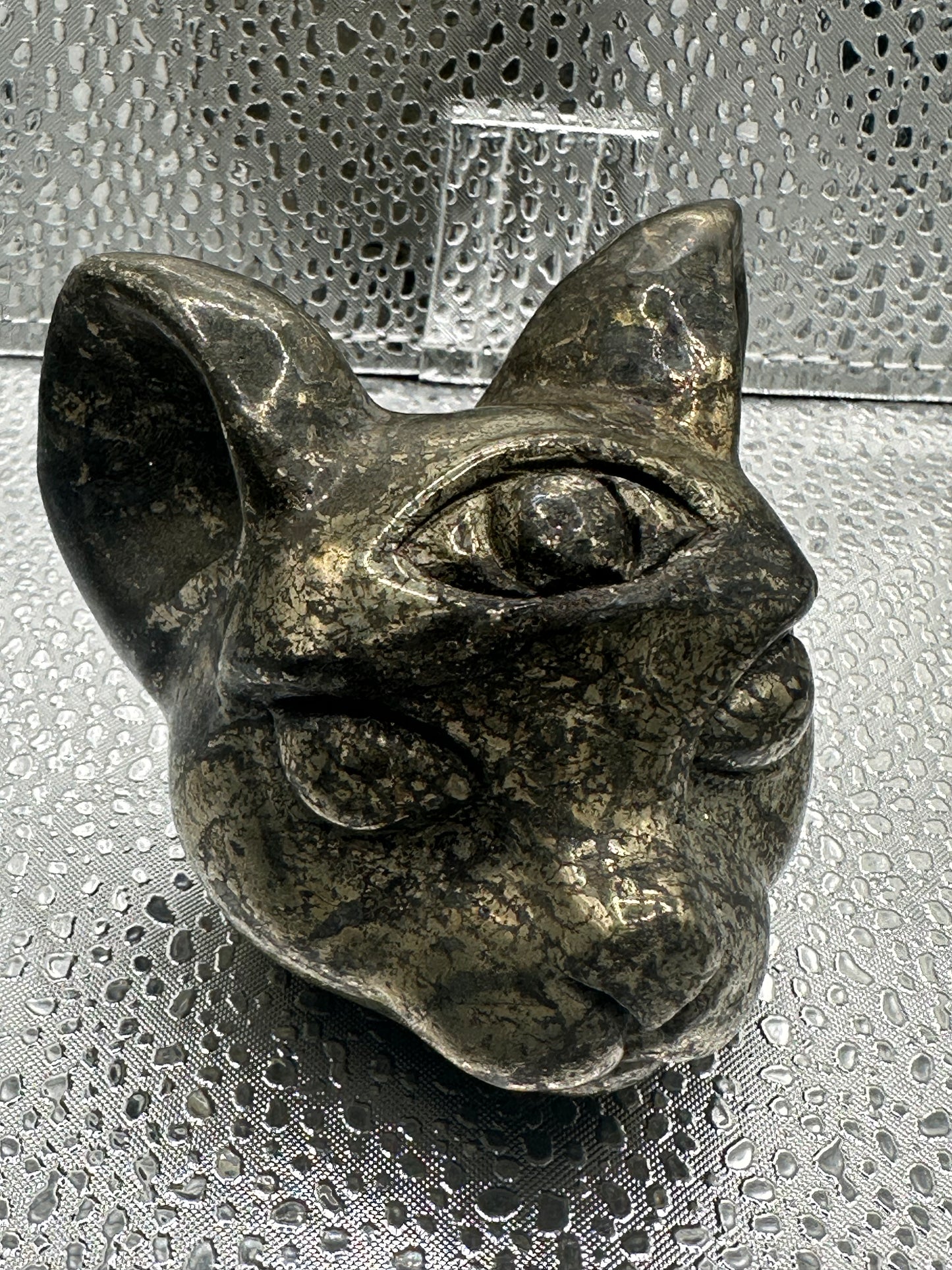 Pyrite cat head