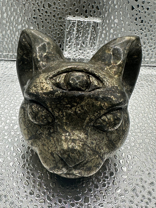 Pyrite cat head