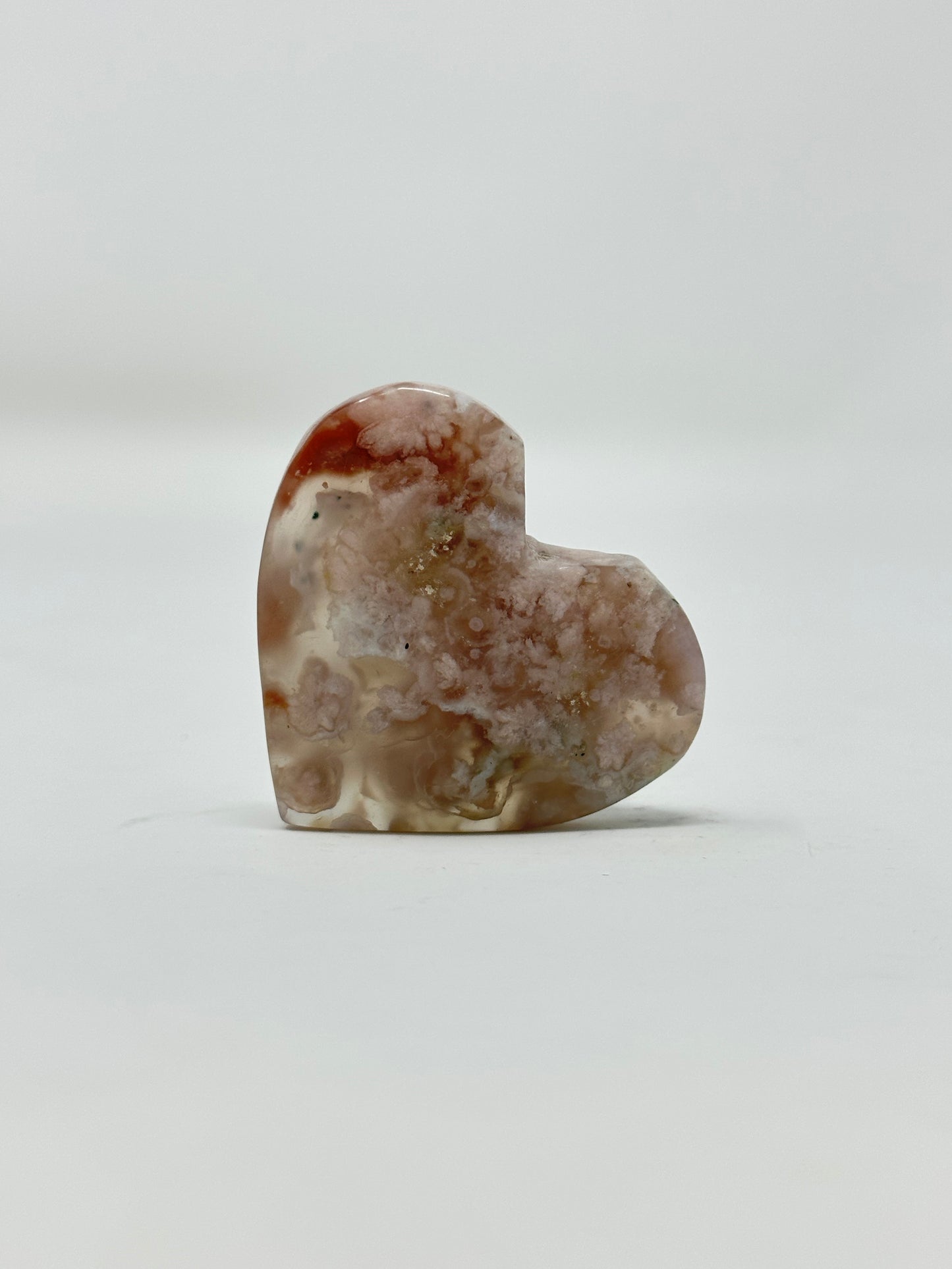 Flower Agate Heart