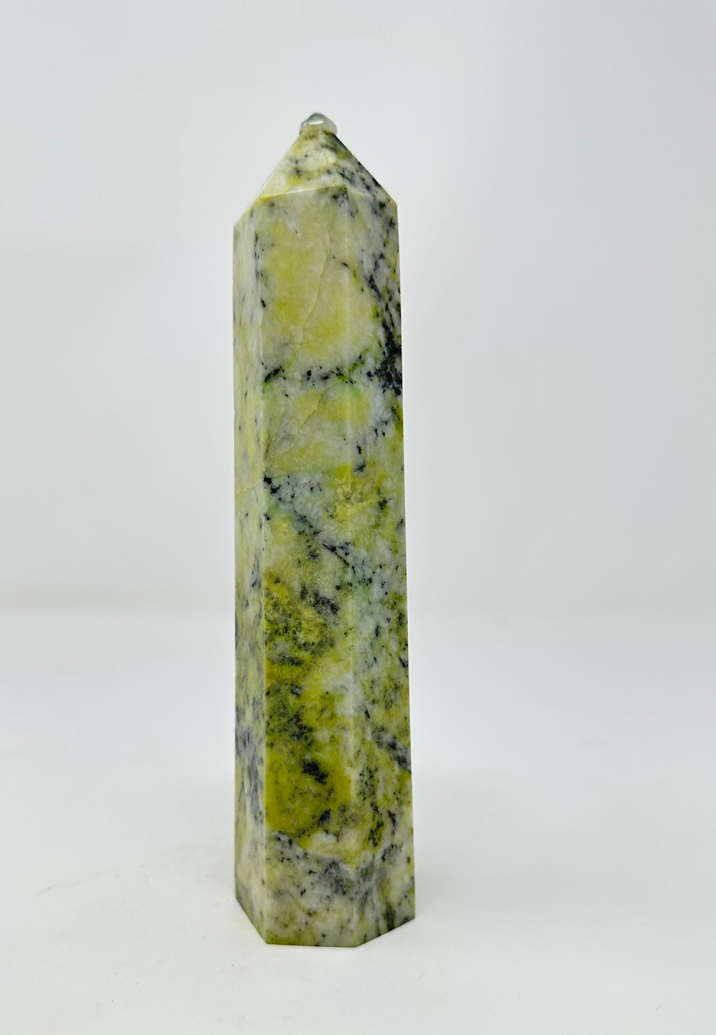 Yellow Green Turquoise Jasper Tower