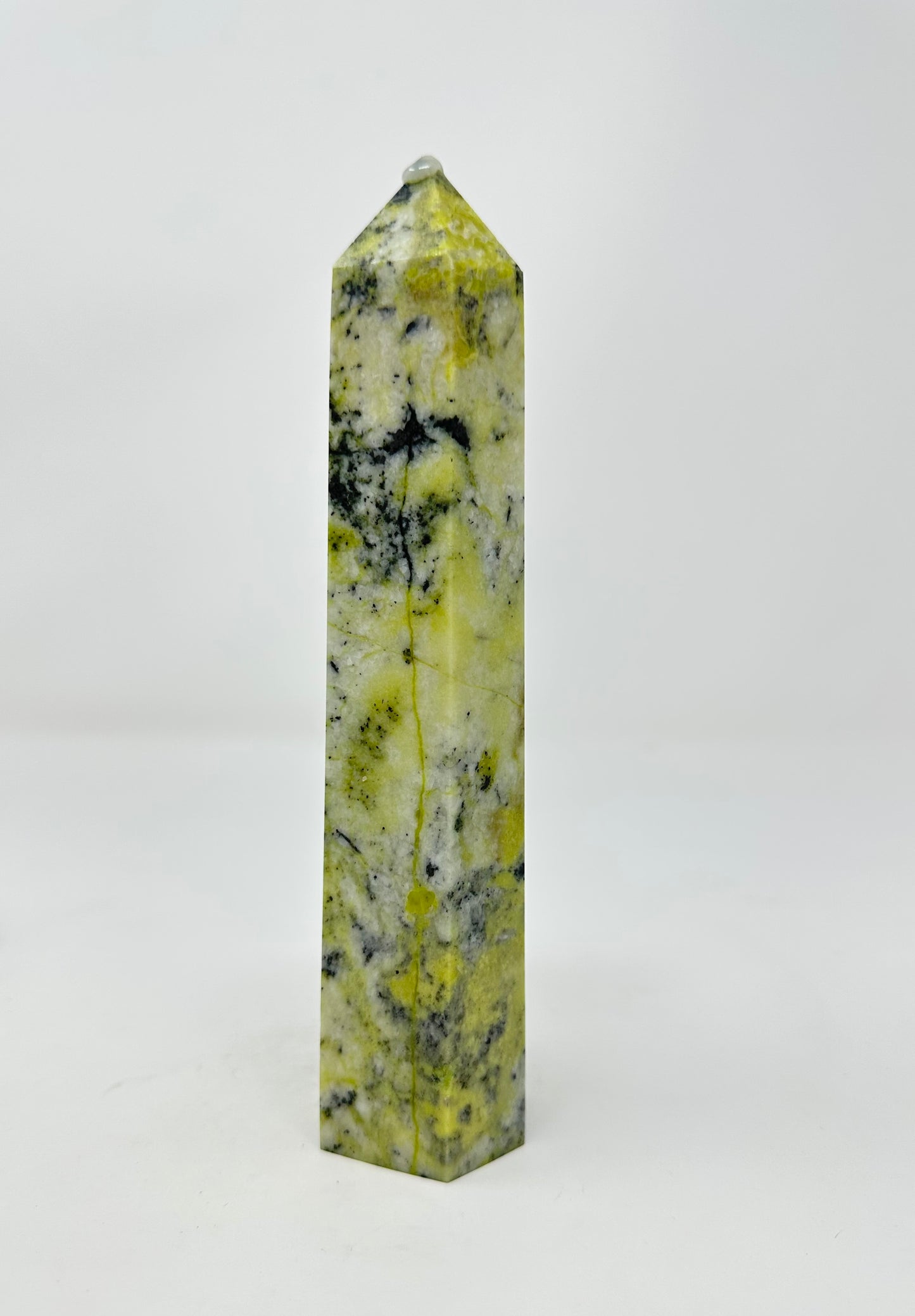 Yellow Green Turquoise Jasper Tower