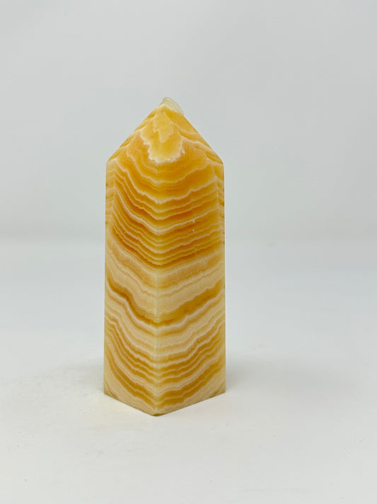 Honey Calcite Tower