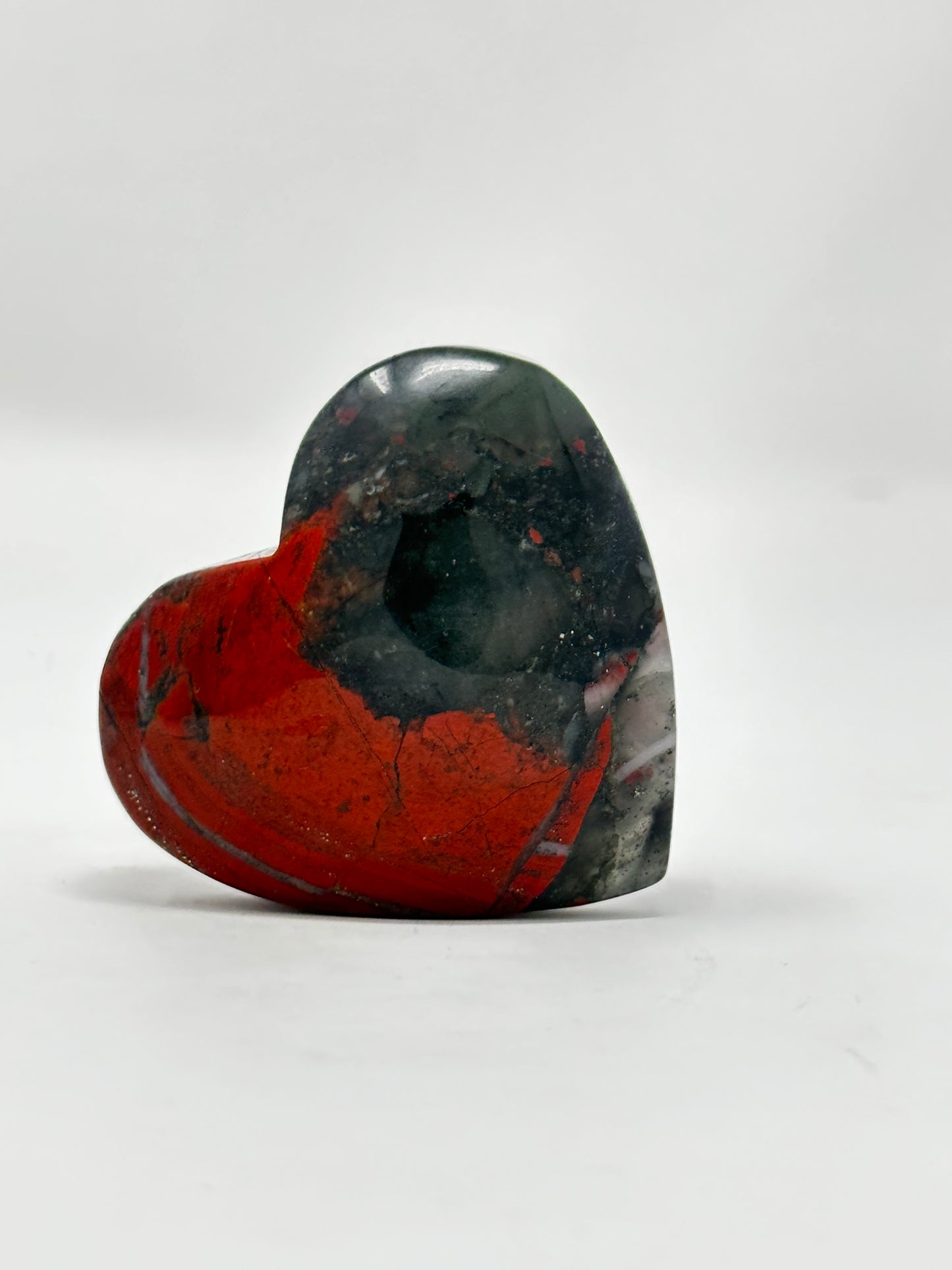 African Bloodstone Heart