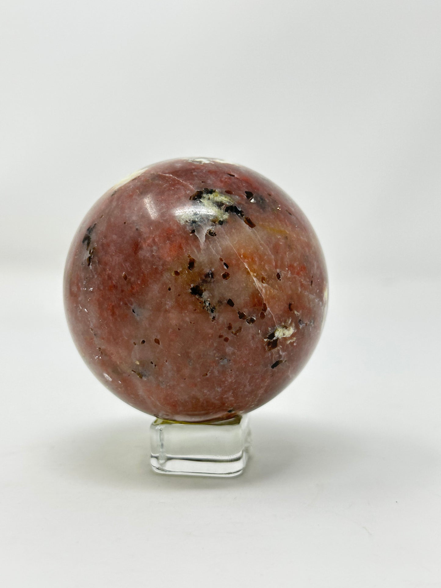 Red Aventurine with serpentine in it