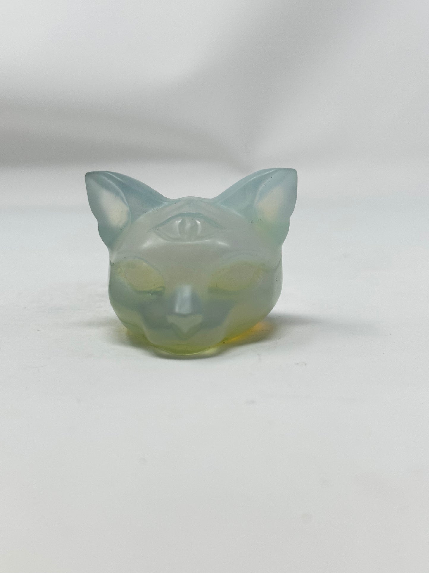 Opalite cat head