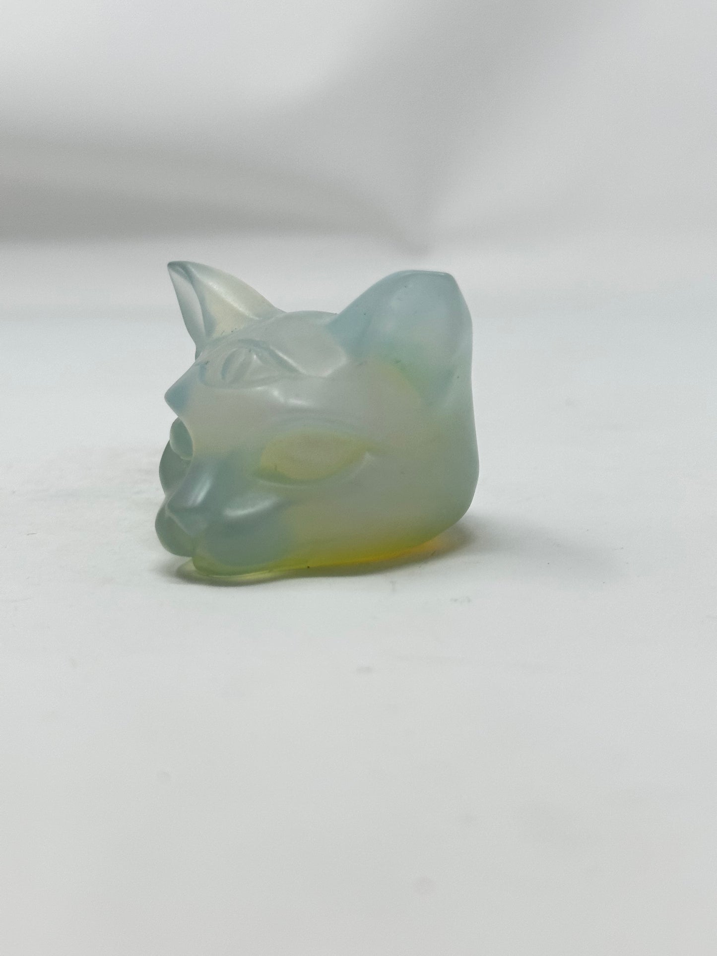 Opalite cat head