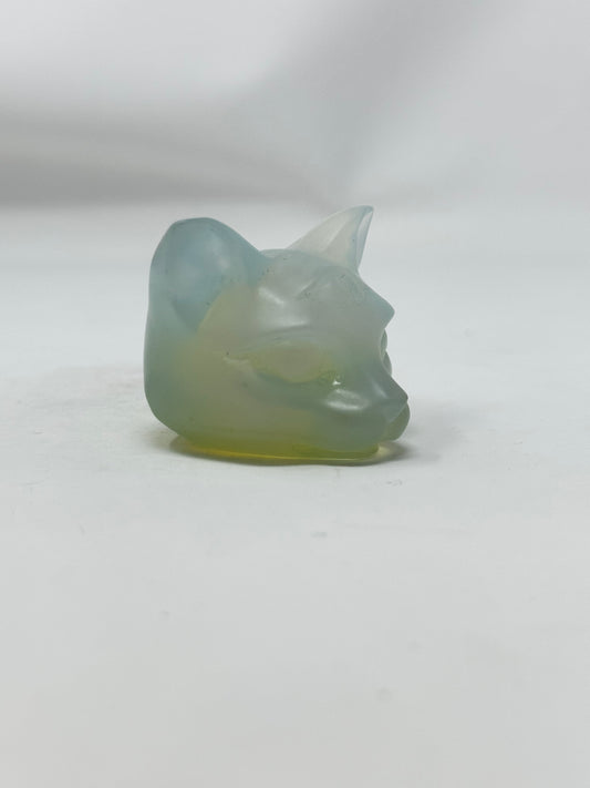 Opalite cat head